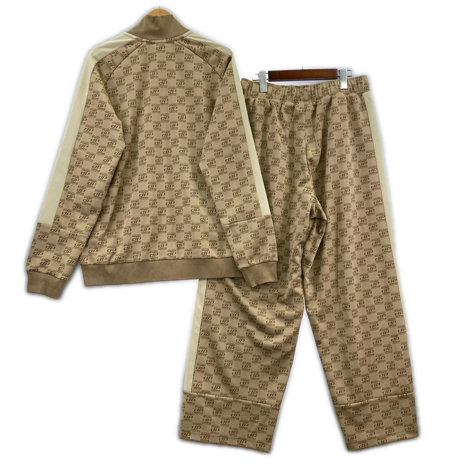ジャケット PUMA CORE HERITAGE ｼﾞｬｶﾞｰﾄﾞ ｾｯﾄｱｯﾌﾟ L ベージュ