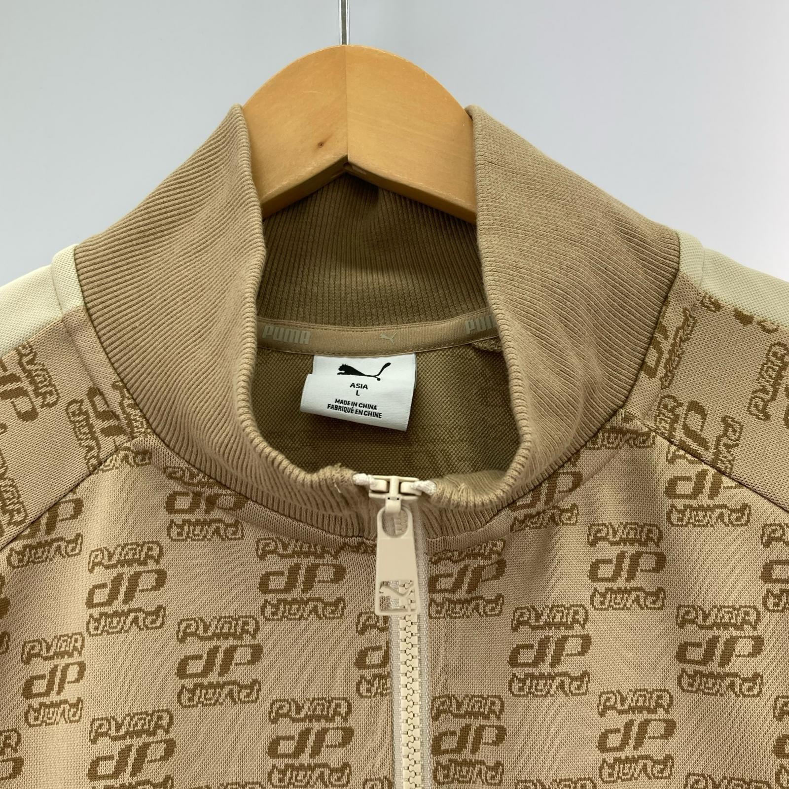 ジャケット PUMA CORE HERITAGE ｼﾞｬｶﾞｰﾄﾞ ｾｯﾄｱｯﾌﾟ L ベージュ
