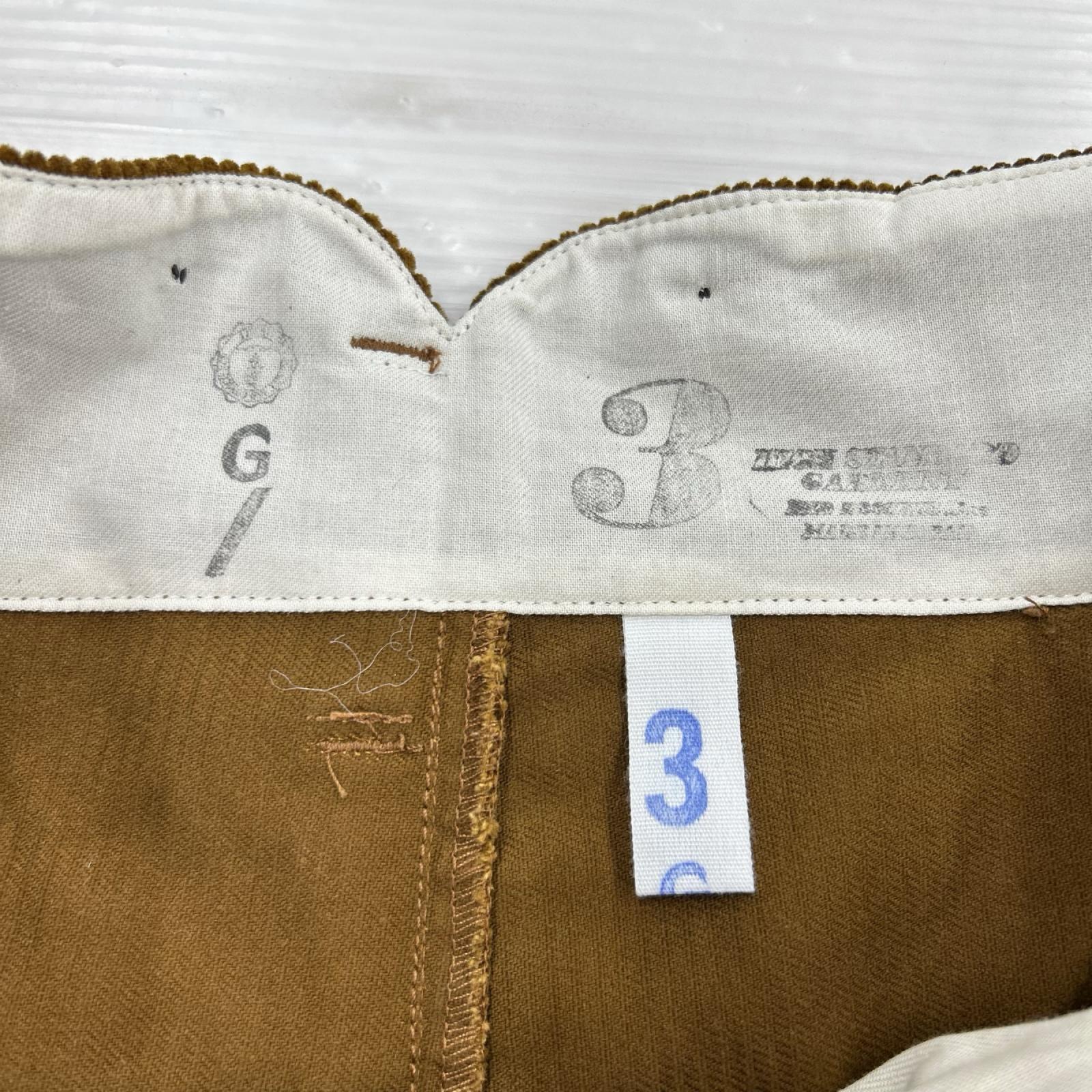 パンツ Gurank コーデュロイパンツ 茶 3 3 ブラウン