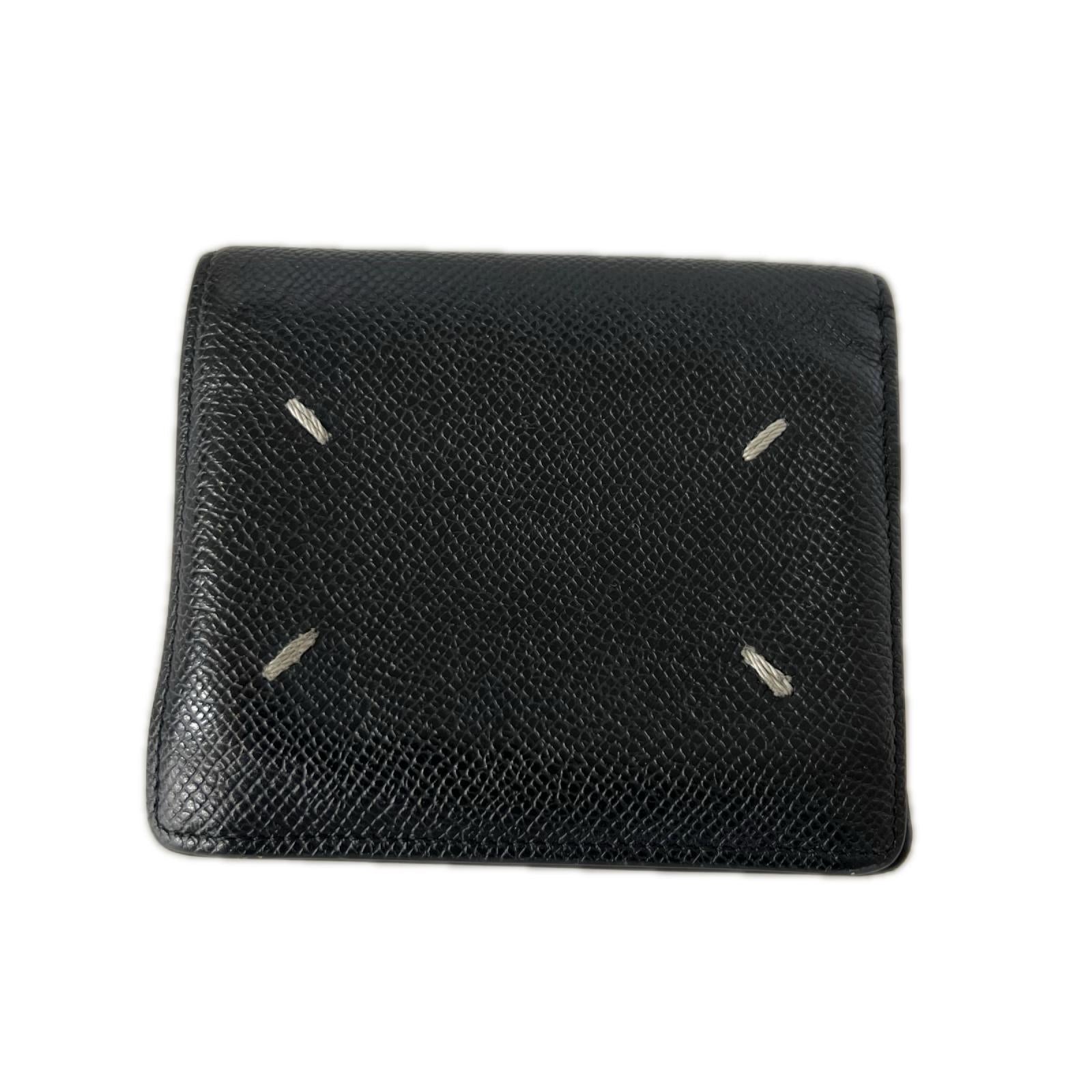 コンパクトウォレット MAISON MARGIELA コンパクトウォレット ブラック
