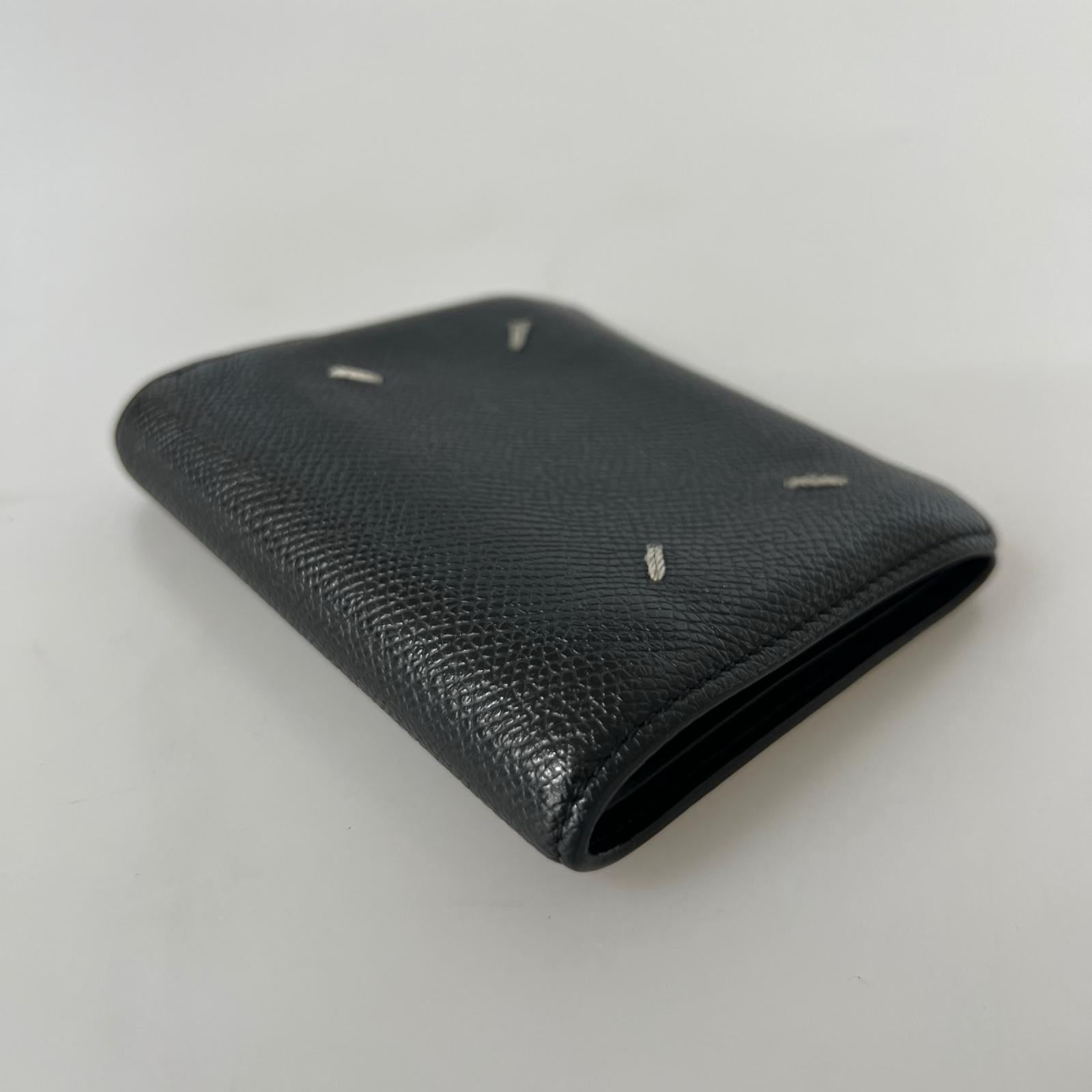 コンパクトウォレット MAISON MARGIELA コンパクトウォレット ブラック
