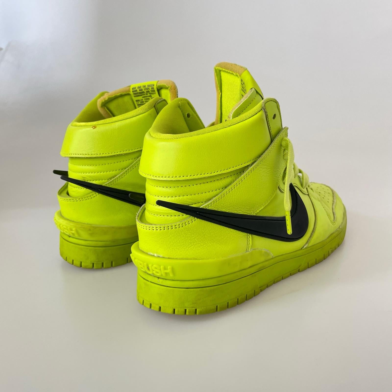 スニーカー AMBUSH Dunk High Flash Lime (27.0) 27cm (US9 UK8 1/2 EU44) イエロー