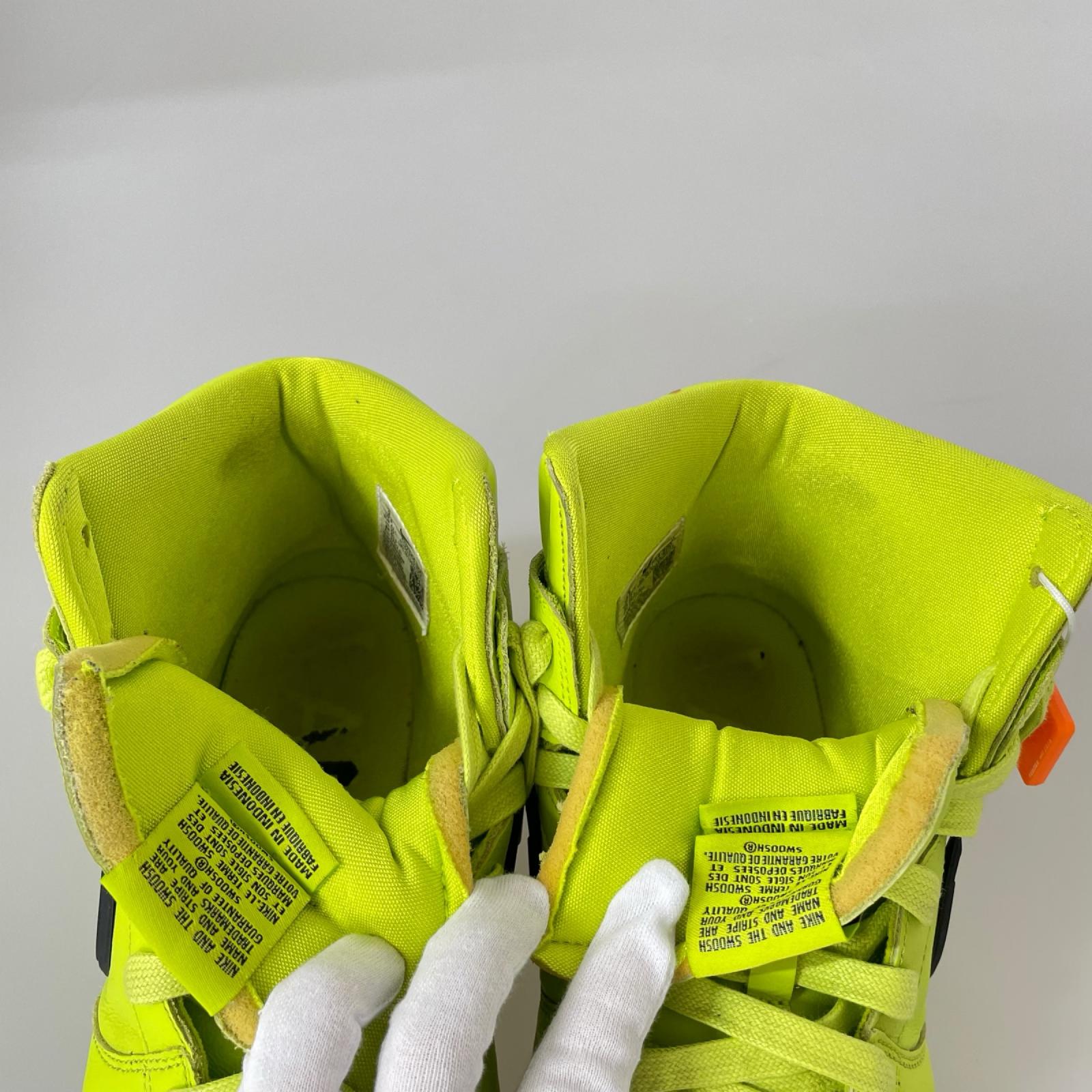 スニーカー AMBUSH Dunk High Flash Lime (27.0) 27cm (US9 UK8 1/2 EU44) イエロー