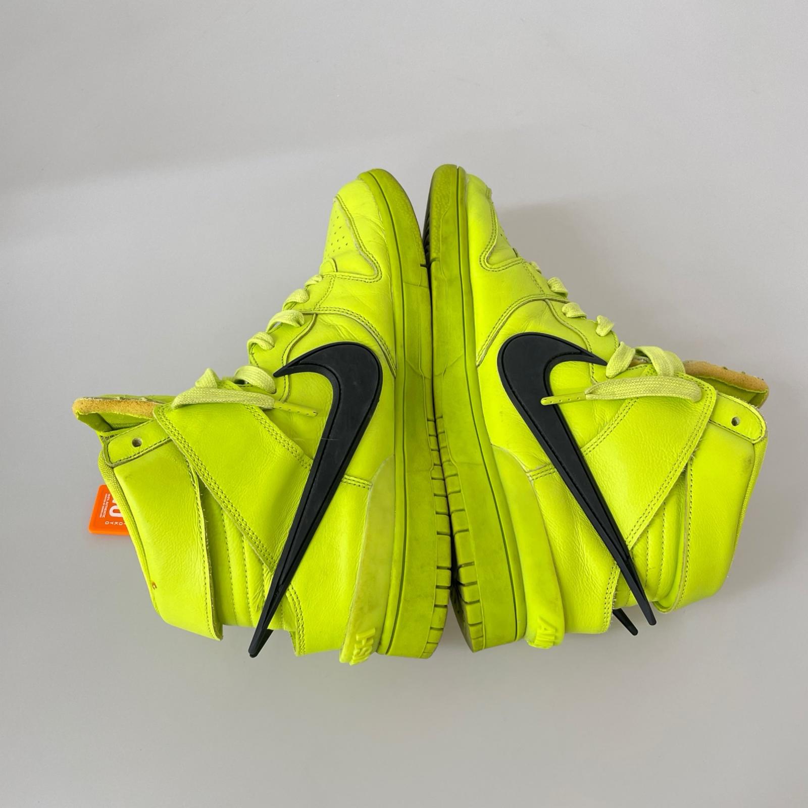 スニーカー AMBUSH Dunk High Flash Lime (27.0) 27cm (US9 UK8 1/2 EU44) イエロー