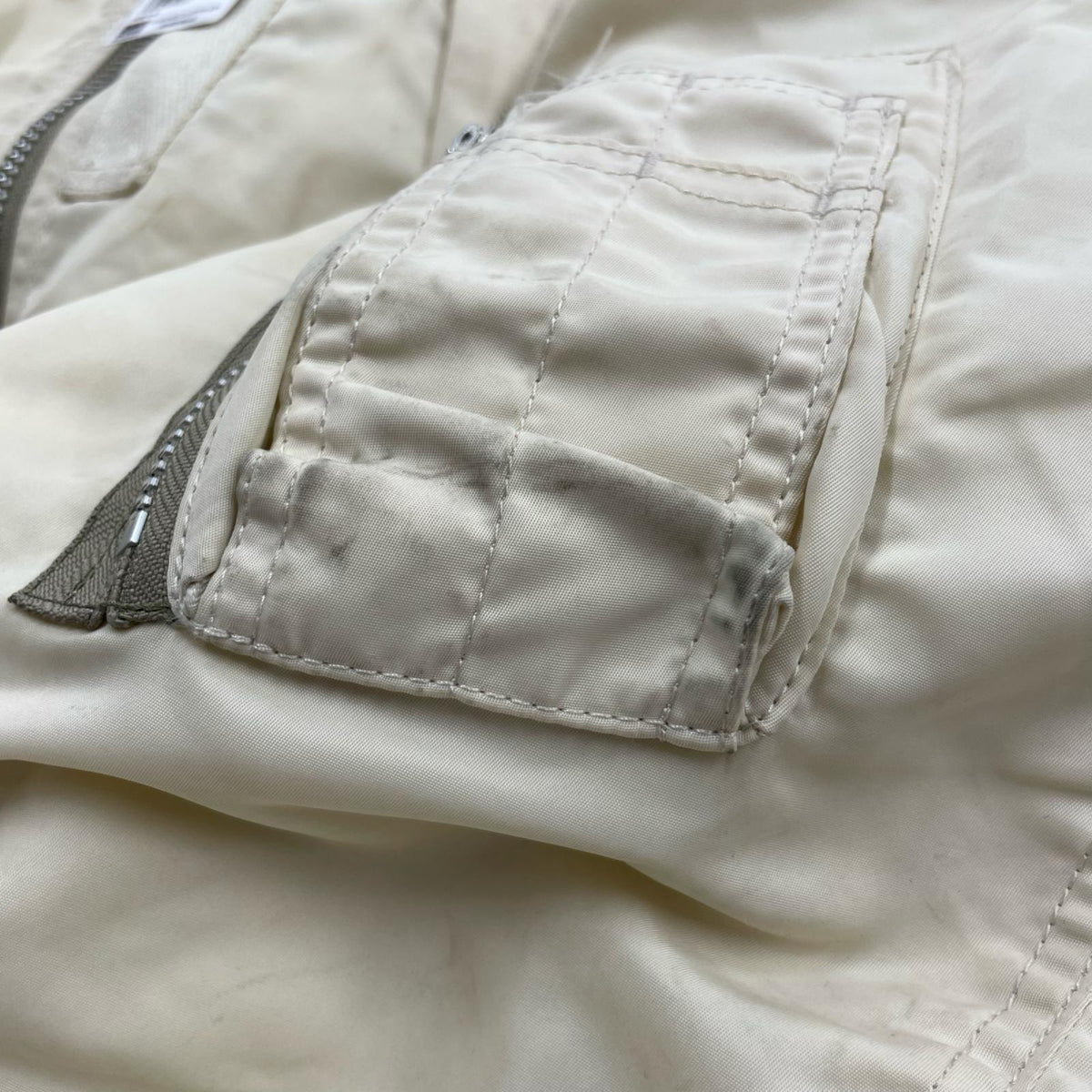 ミリタリージャケット 23SS Nylon Twill Blouson 23-03092M (3) 3 ホワイト