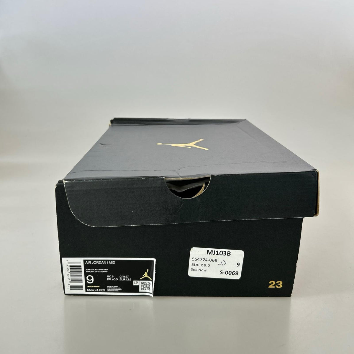 スニーカー AIR JORDAN 1 MID 554724-069 27.0cm 27cm (US9 UK8 1/2 EU44)