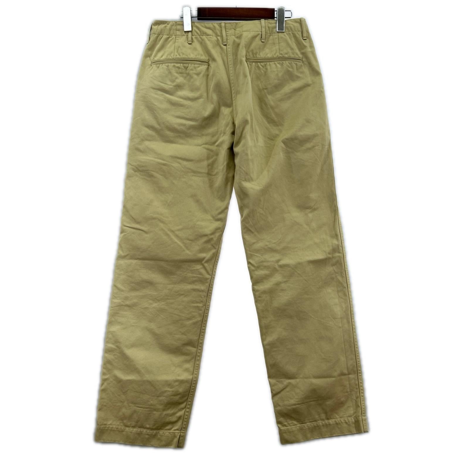 パンツ WAREHOUSE Lot.1082 CHINOES ﾍﾞｰｼﾞｭ (33) 33 グリーン
