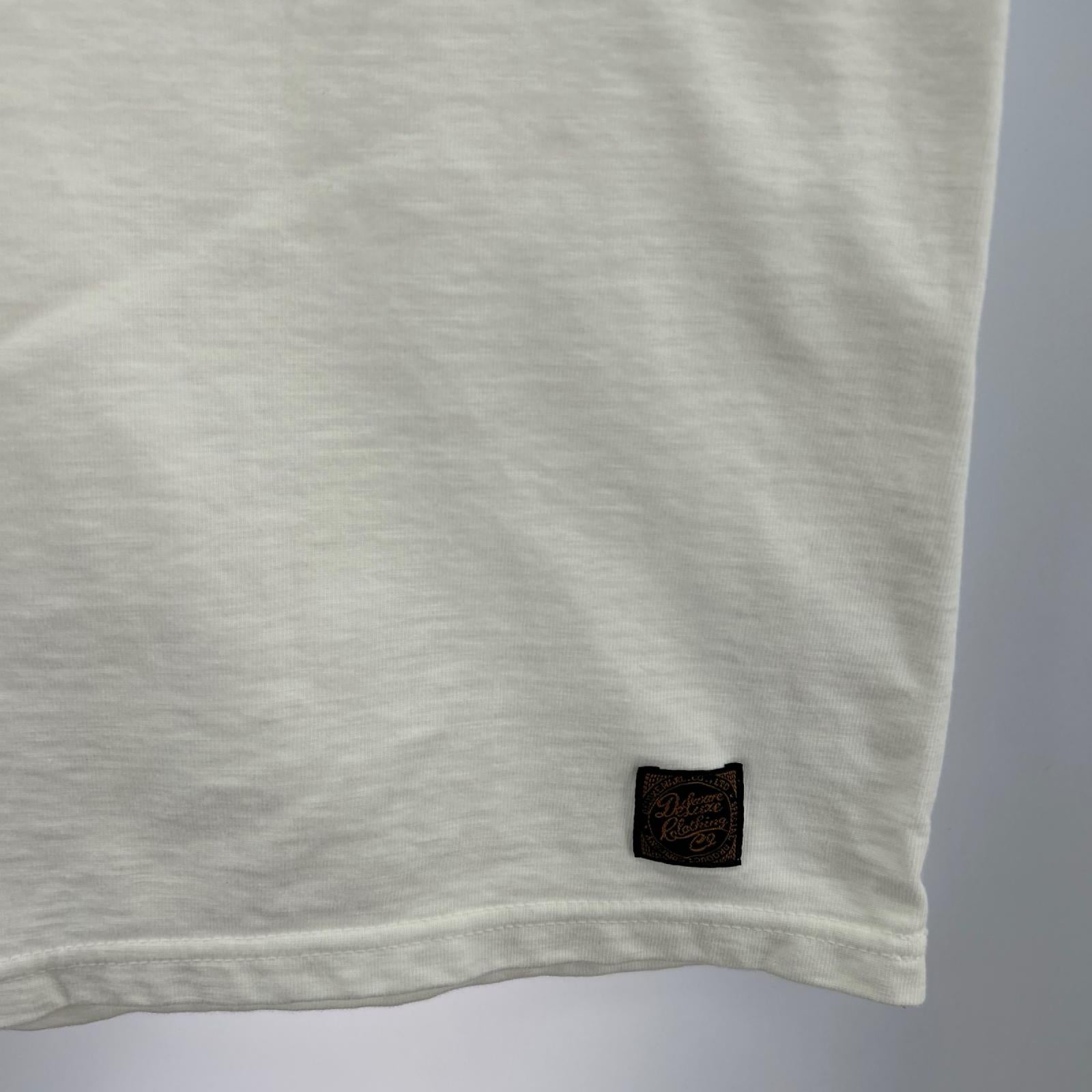 半袖Ｔシャツ DELUXEWARE 両面ﾌﾟﾘﾝﾄ TEE 白 （L） L ホワイト