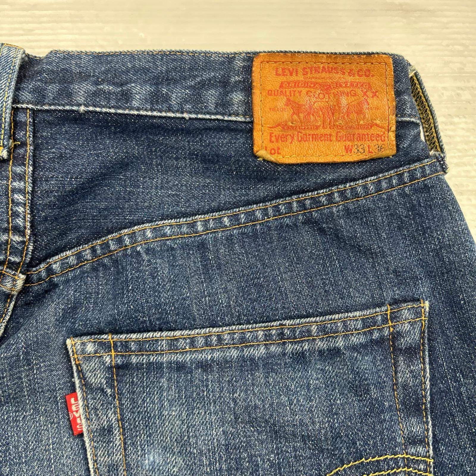 デニムパンツ 50S-XX 99年 赤耳 ﾋﾞｯｸﾞE ﾃﾞﾆﾑﾊﾟﾝﾂ ﾌﾗｲﾎﾞﾀﾝ
