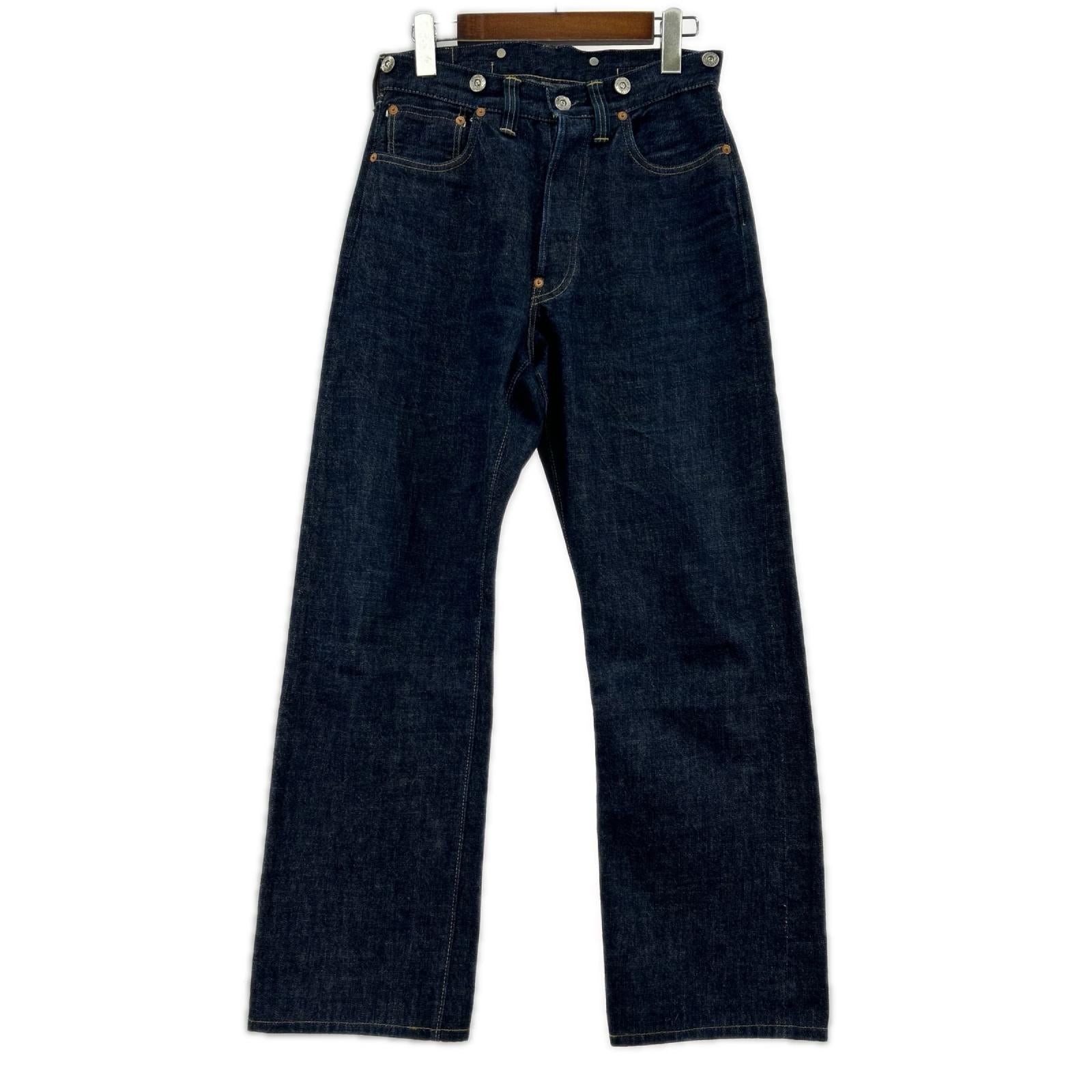 デニムパンツ TCB JEANS シンチバック w28 28 ネイビー