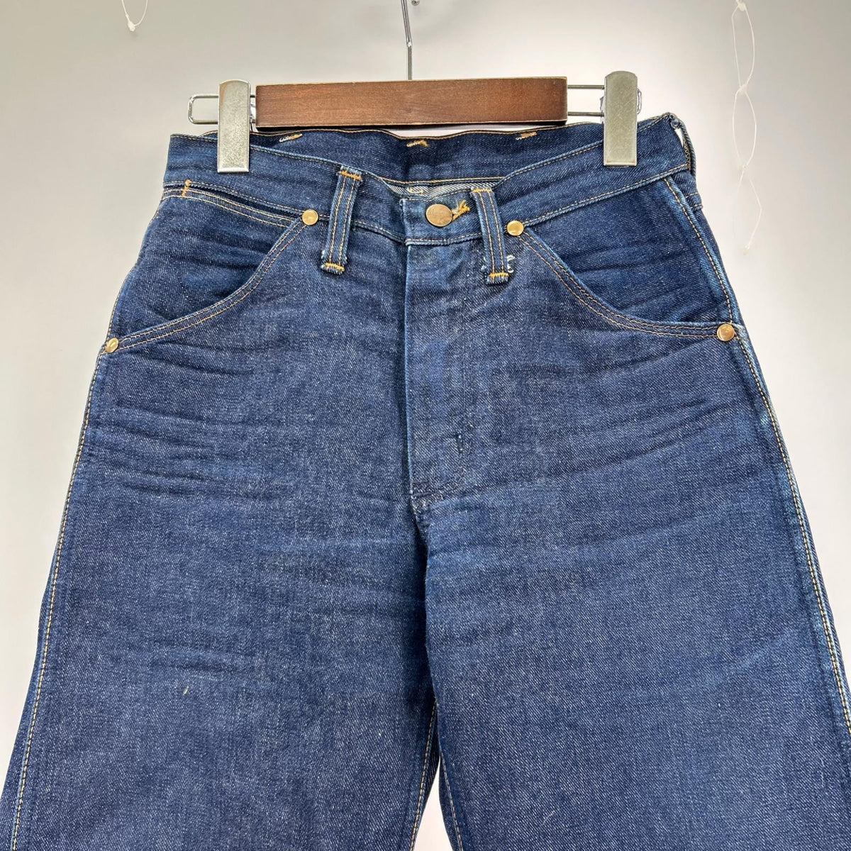 デニムパンツ 60s 11MWZ 斜めベル w27 ネイビー