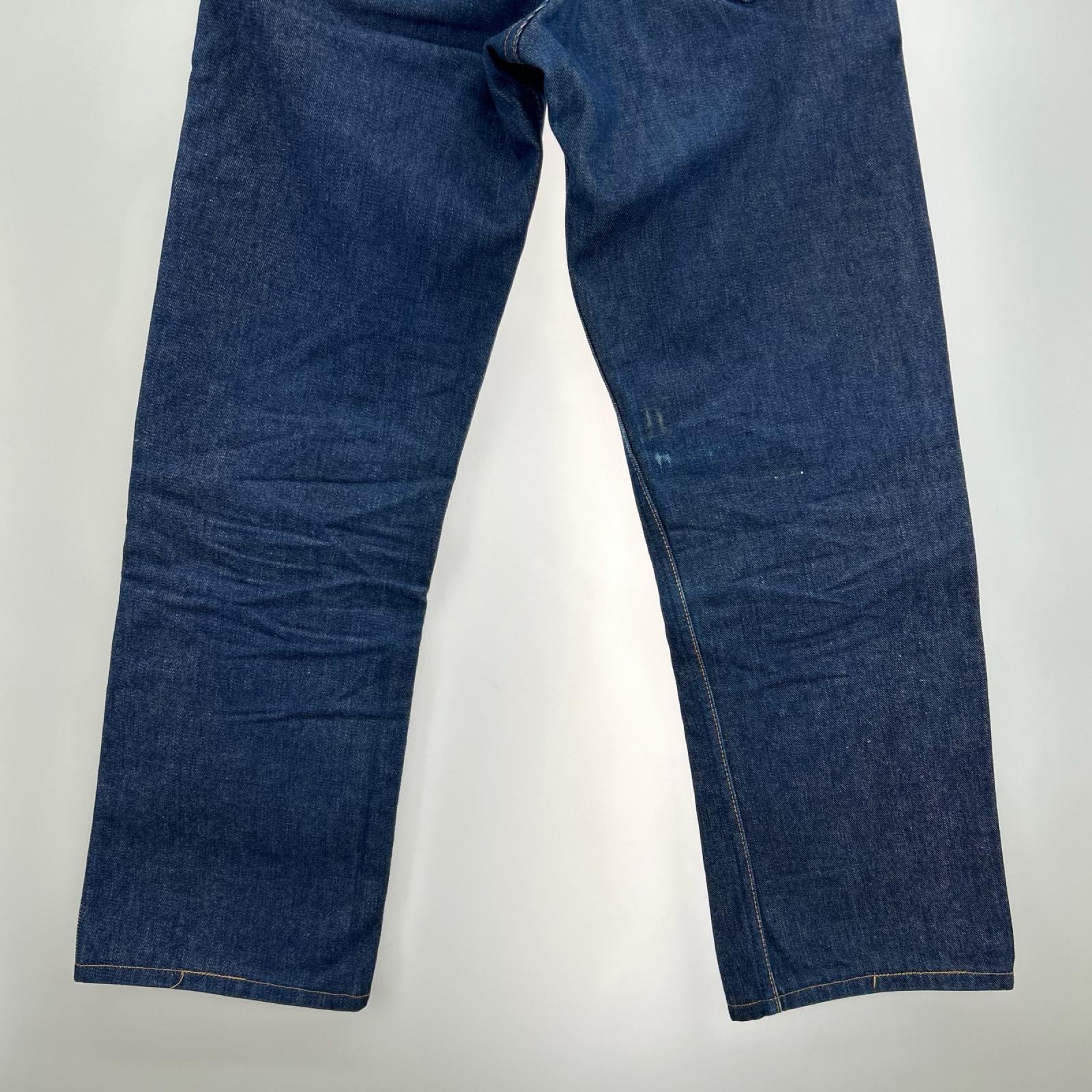 デニムパンツ 60s 11MWZ 斜めベル w27 ネイビー
