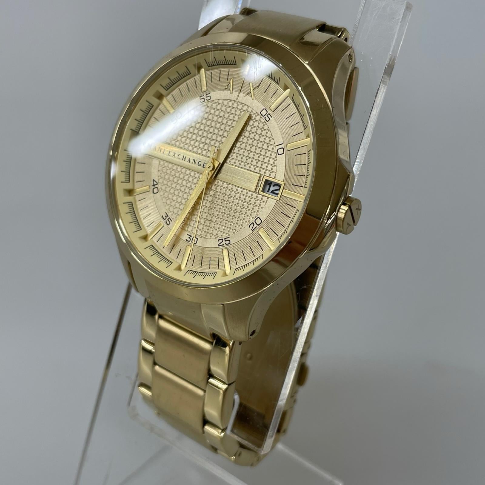 腕時計 ARMANI EXCHANGE メンズ時計 ゴールド