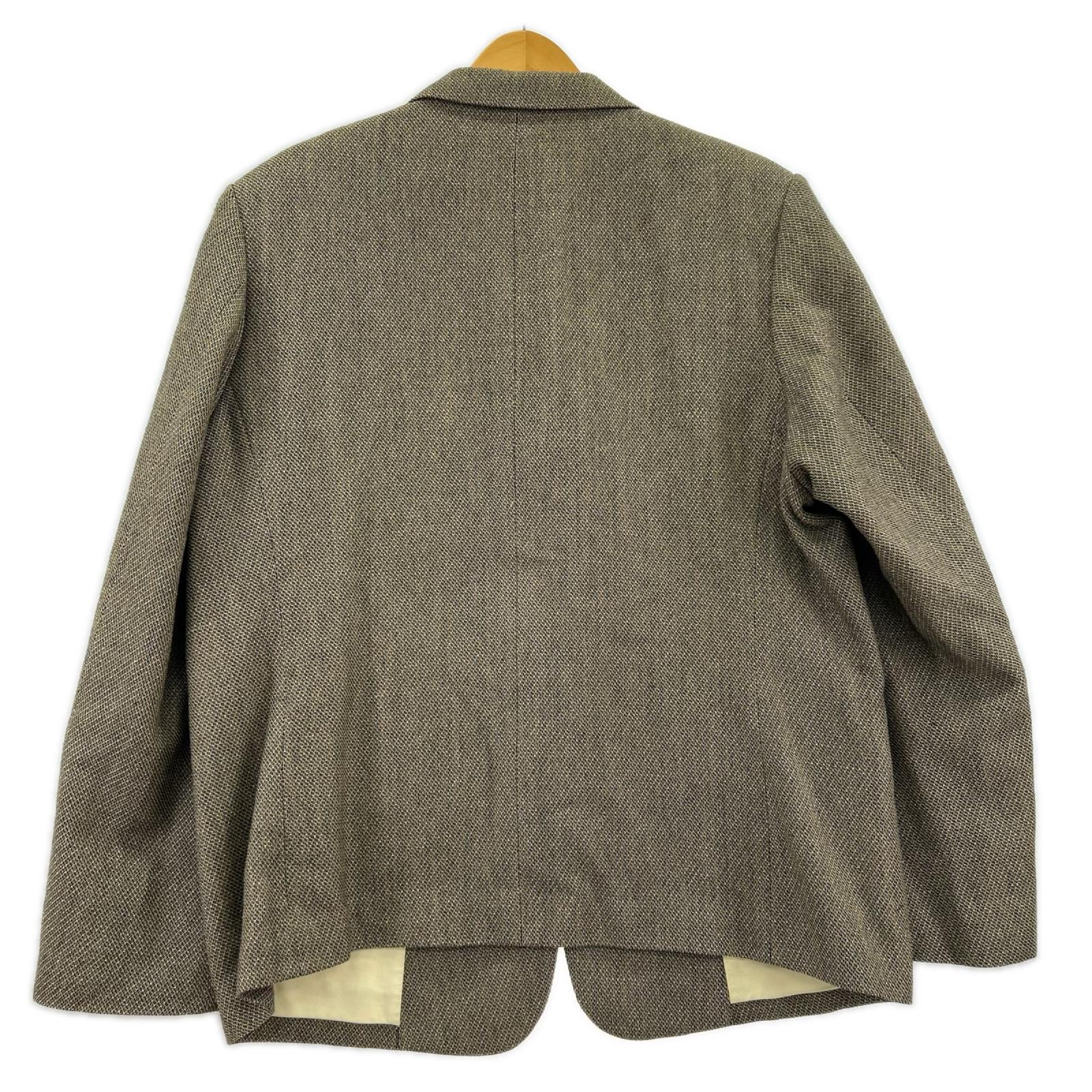 テーラードジャケット MELANGE TWEED TAILORED JACKET/46/ﾍﾞｰｼﾞｭ 46