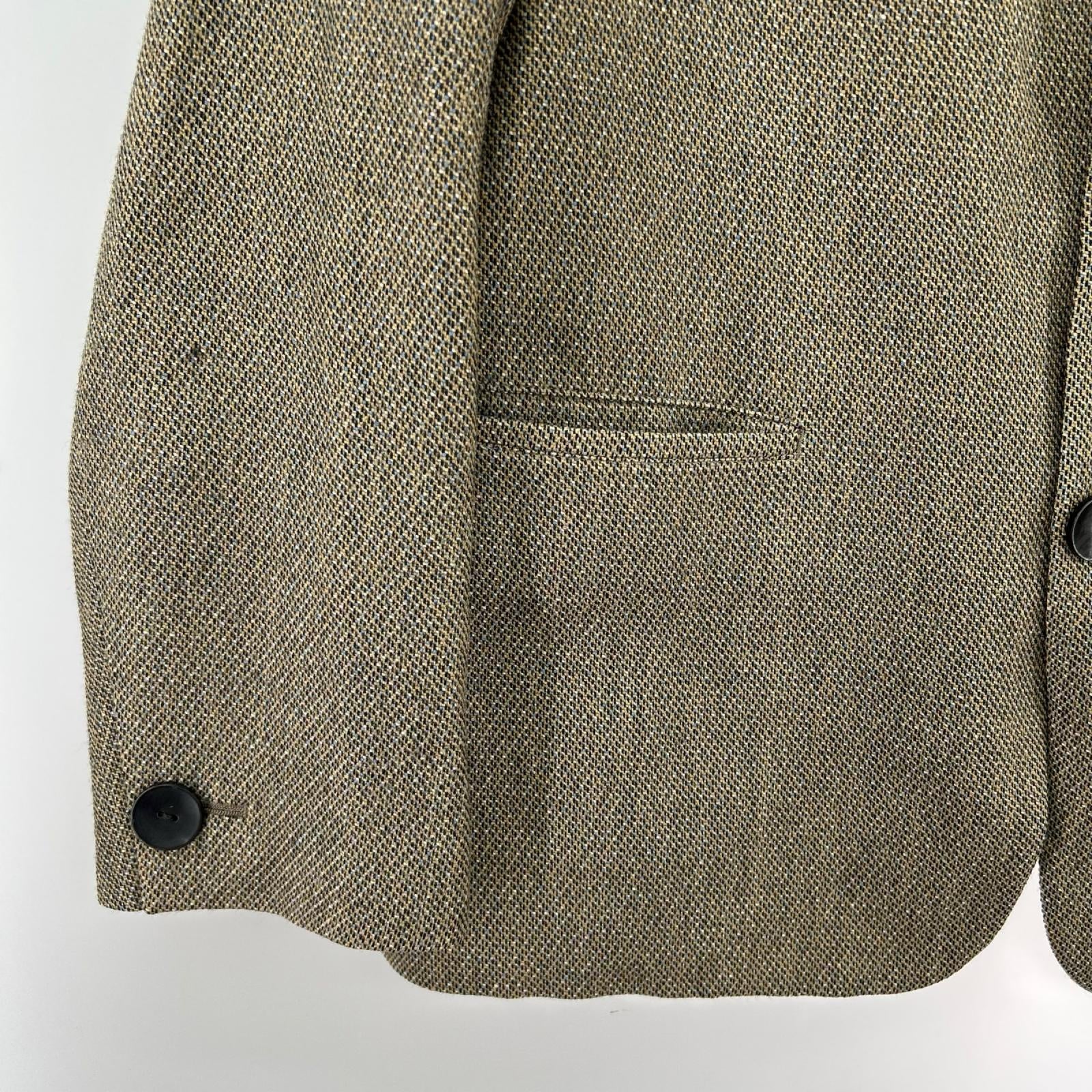 テーラードジャケット MELANGE TWEED TAILORED JACKET/46/ﾍﾞｰｼﾞｭ 46