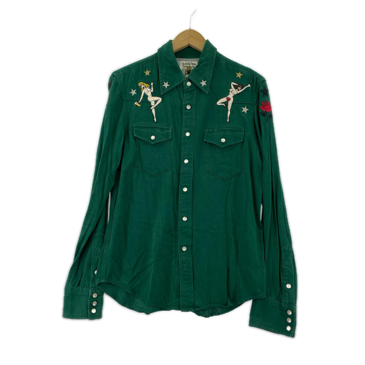 長袖シャツ ﾇｰﾄﾞｶﾞｰﾙ/M/ｸﾞﾘｰﾝ/10AW-SHI-06 M グリーン