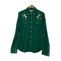 長袖シャツ ﾇｰﾄﾞｶﾞｰﾙ/M/ｸﾞﾘｰﾝ/10AW-SHI-06 M グリーン