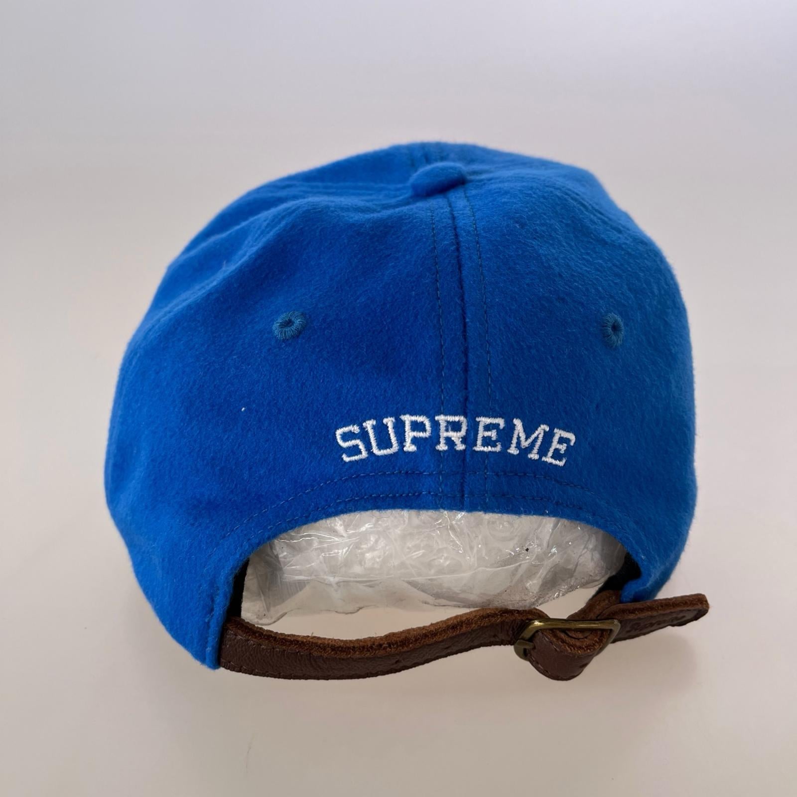 キャップ Wool S Logo 6-Panel ブルー