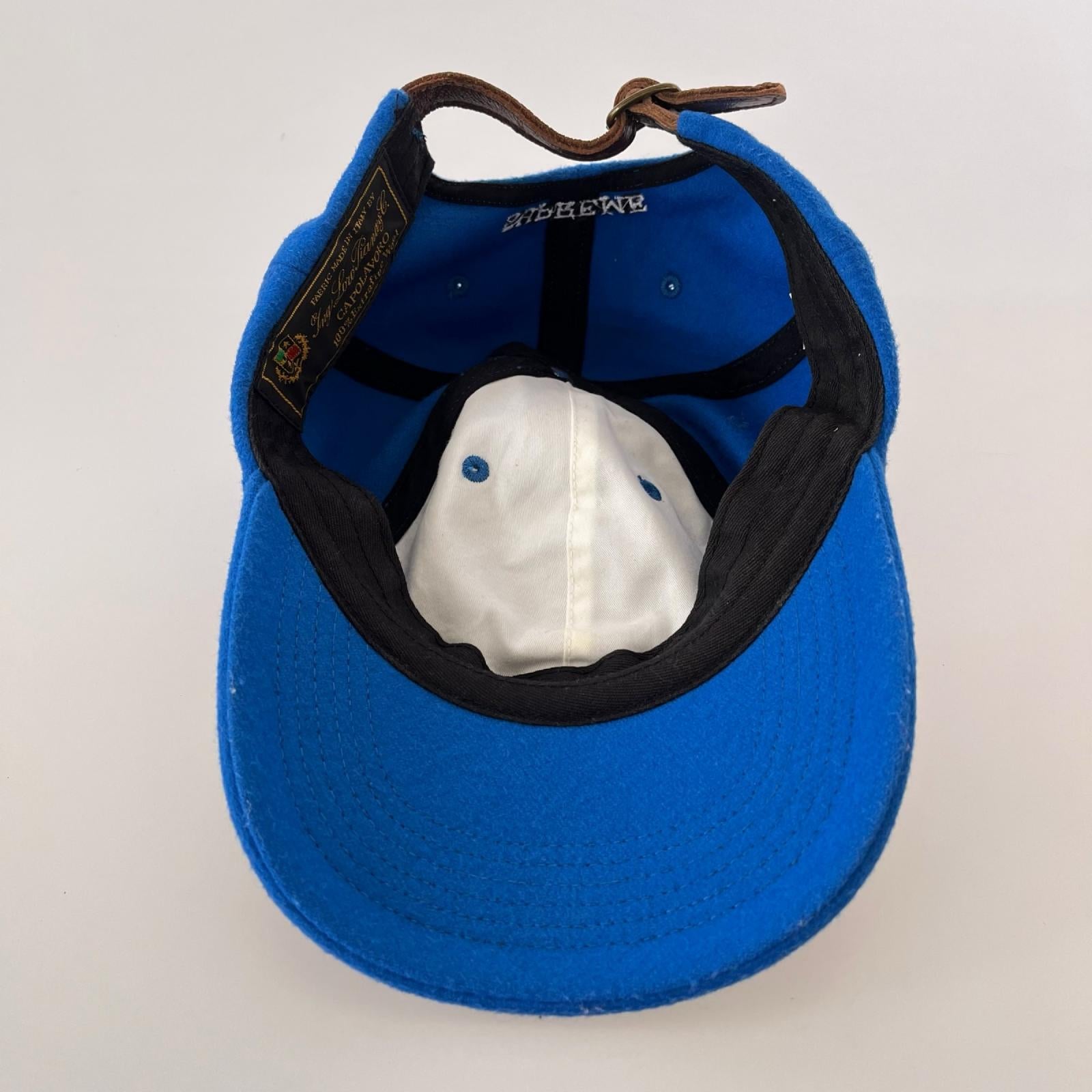 キャップ Wool S Logo 6-Panel ブルー
