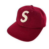 キャップ Wool S Logo 6-Panel レッド