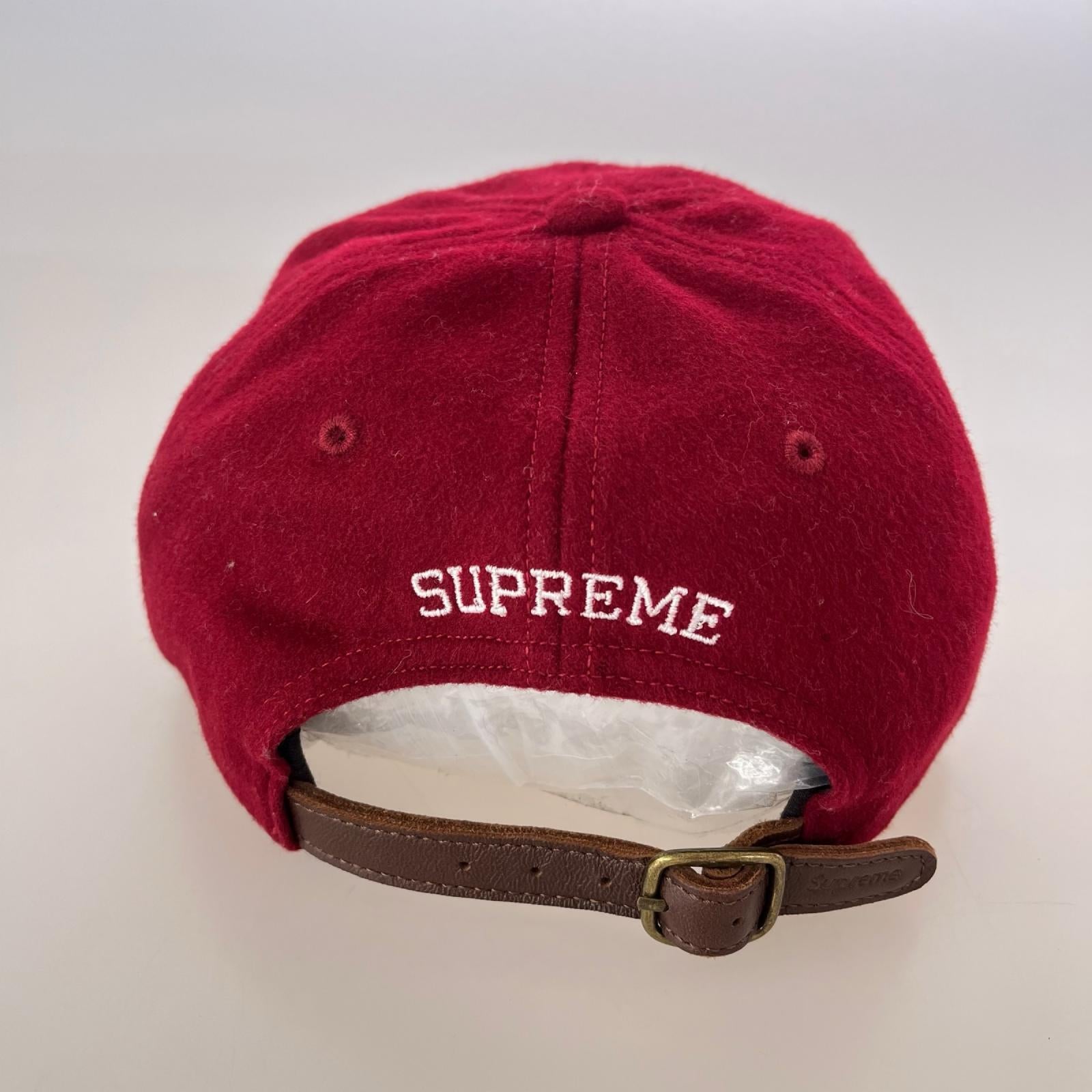キャップ Wool S Logo 6-Panel レッド