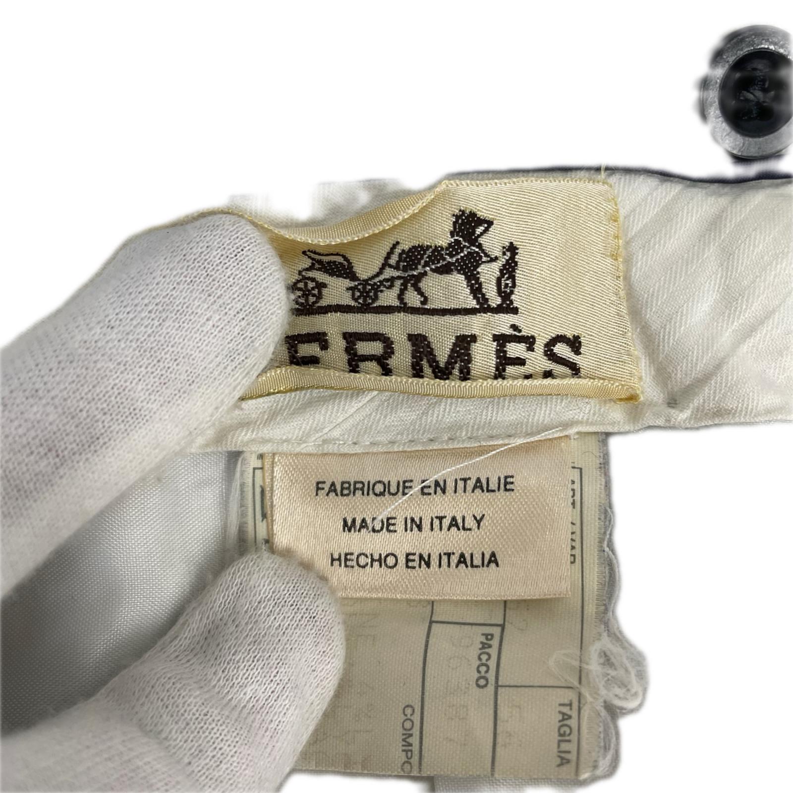 HERMES/ウールスラックス/グレー