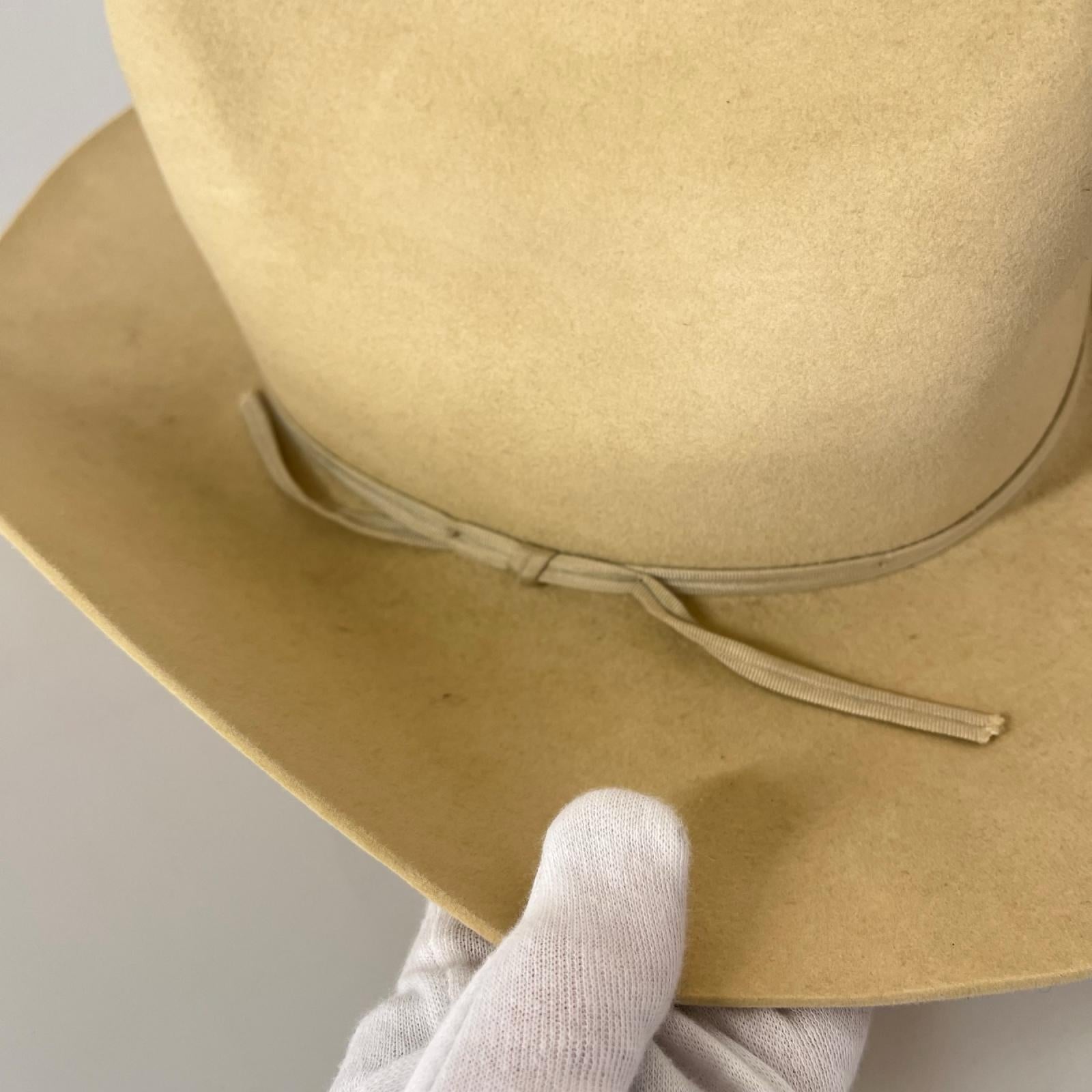 ハット AMERICAN HAT CO. ｳｴｽﾀﾝﾊｯﾄ ベージュ