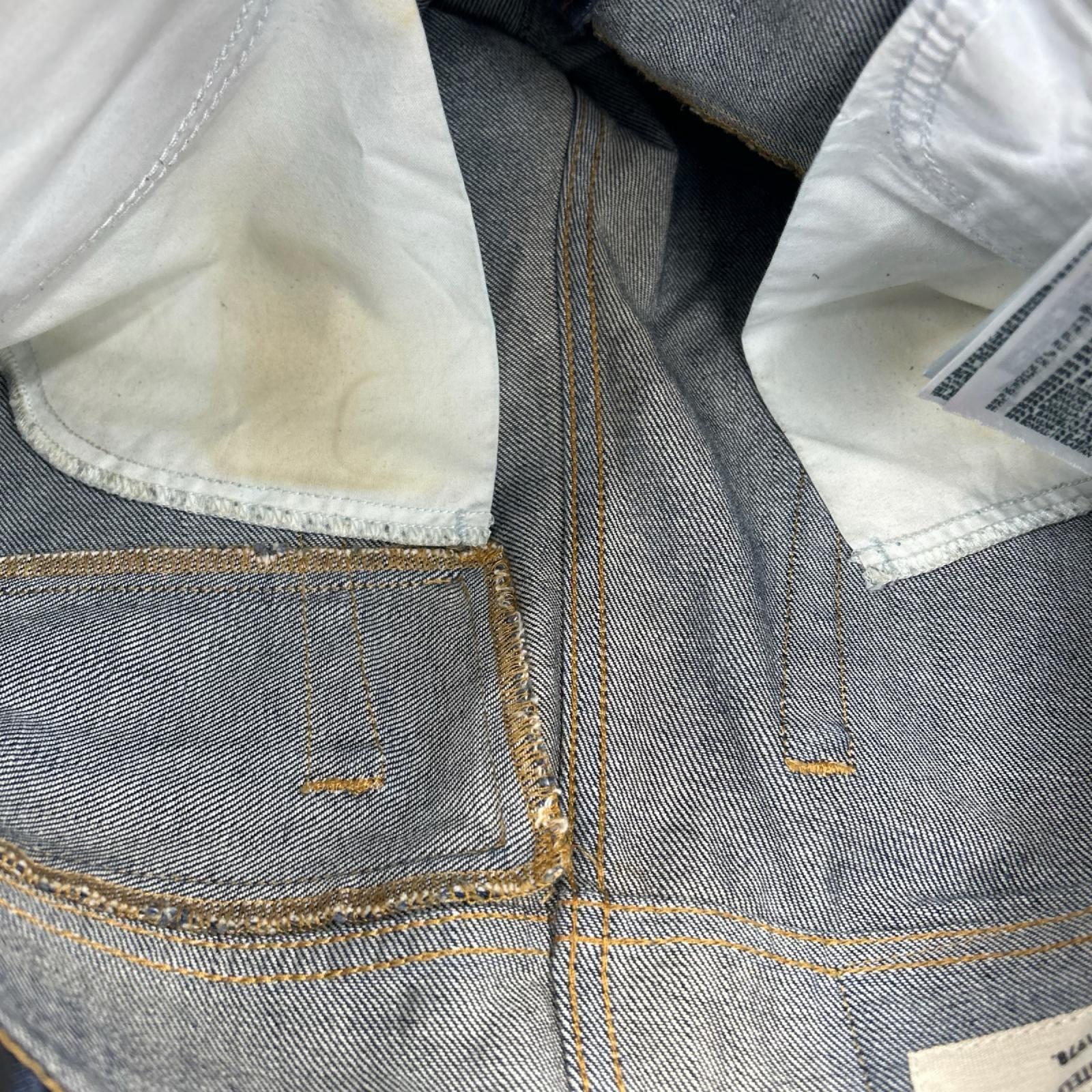 デニムパンツ D-VIDER-GO 切替ｽﾄﾚｰﾄﾃﾞﾆﾑﾊﾟﾝﾂ 28 ブルー