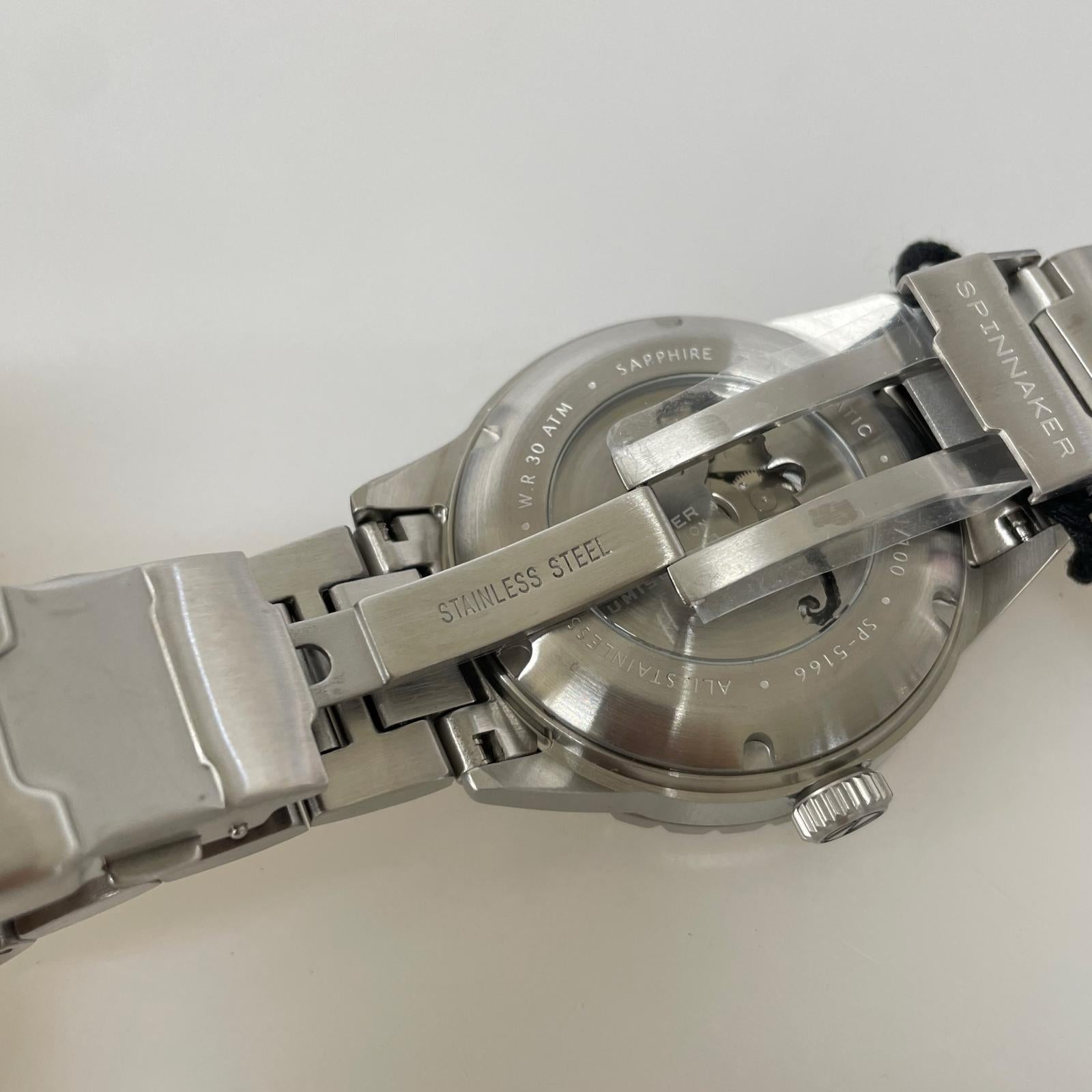 腕時計 APINNAKER 海さくら コラボ 自動巻き SP-5166 ブルー