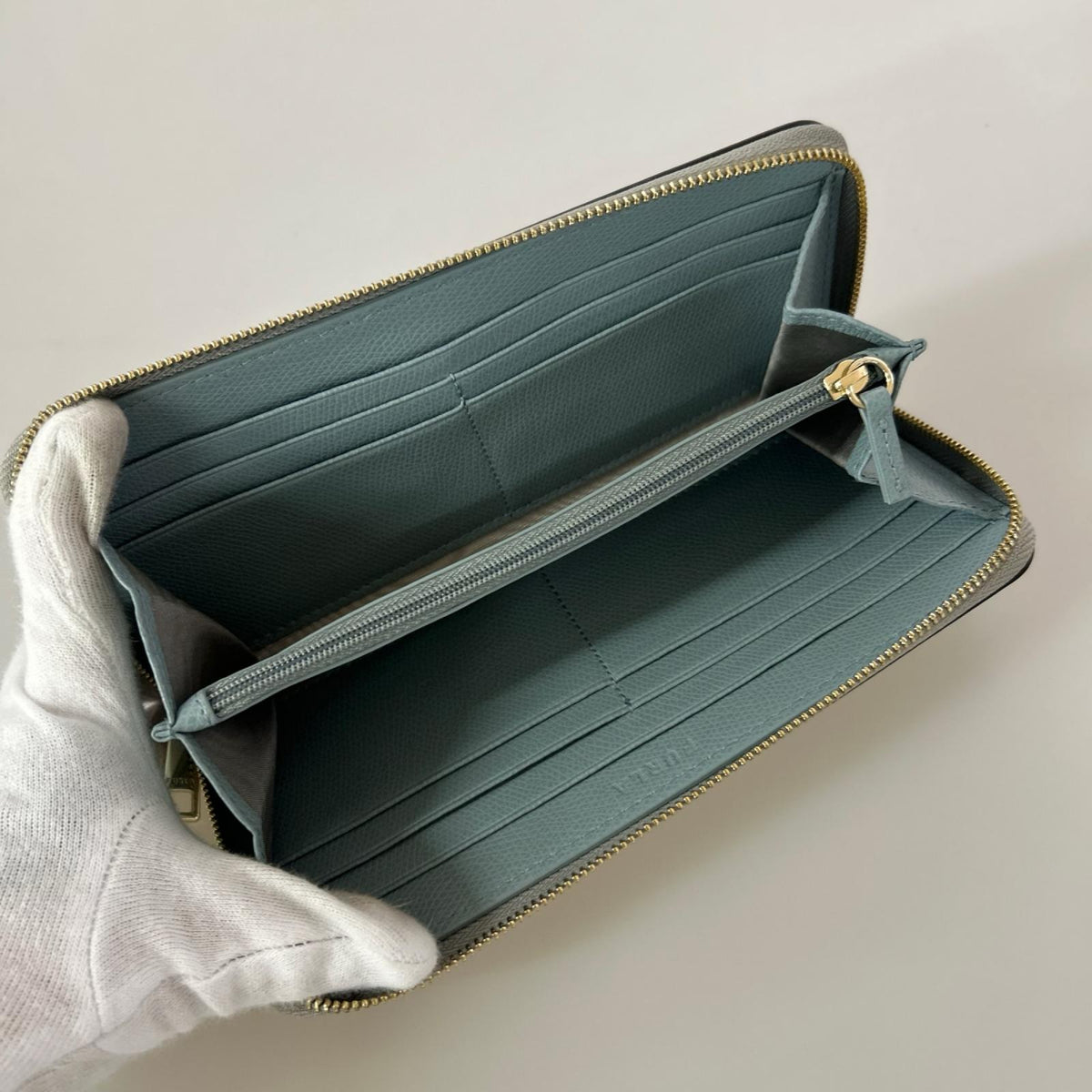 長財布 FURLA ロングウォレット GRY グレー