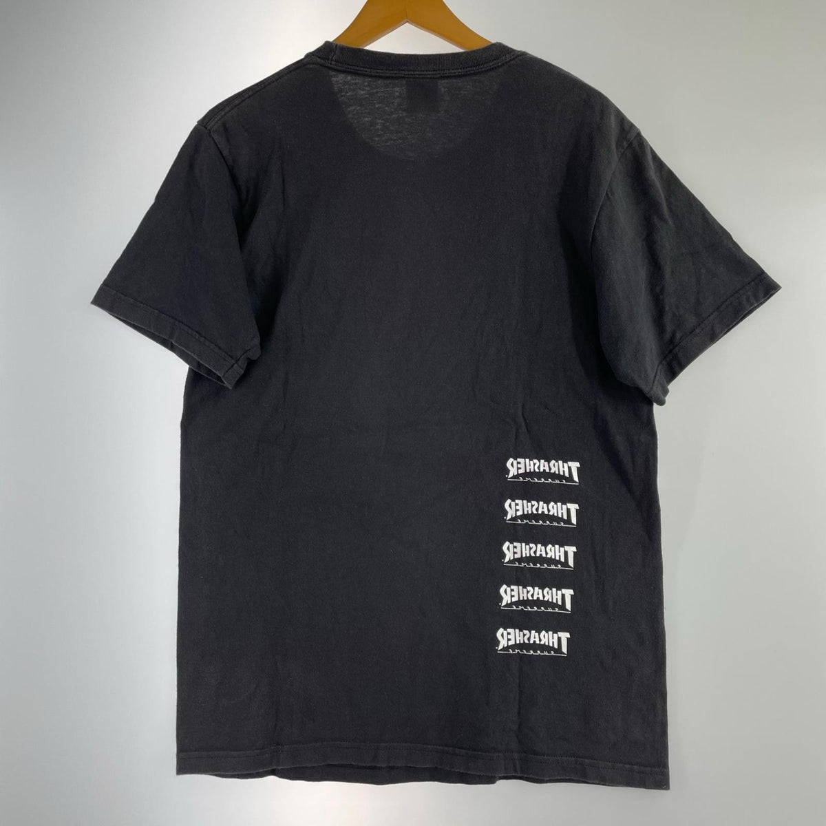 半袖Ｔシャツ Thrasher Back Tail Tee Black S ブラック