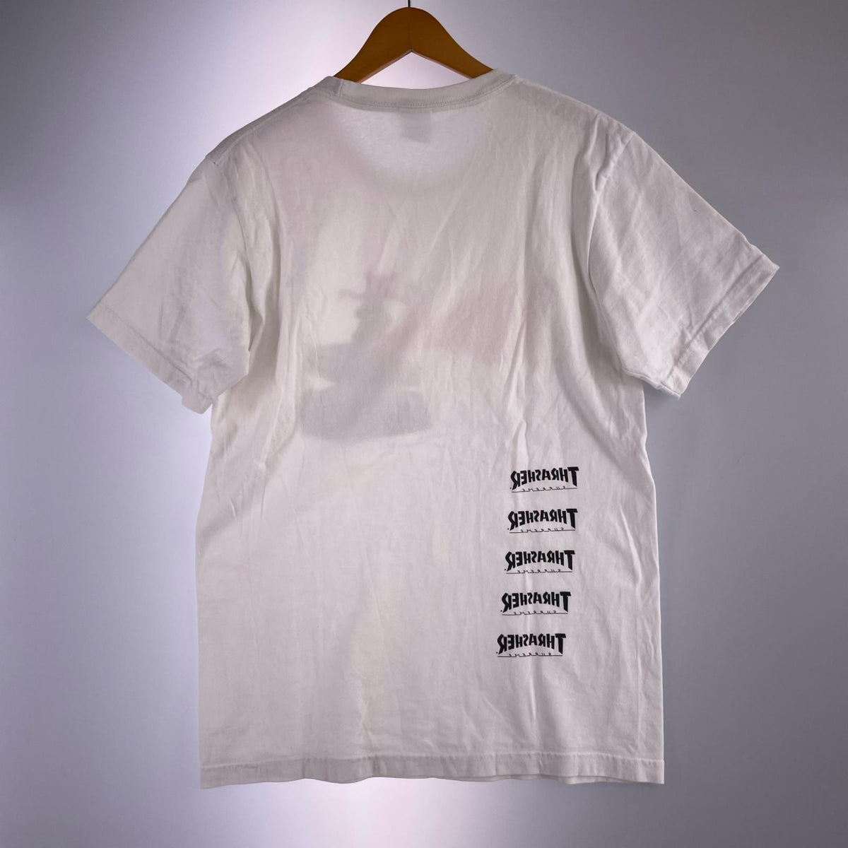 半袖Ｔシャツ Thrasher Back Tail Tee WHITE S ホワイト