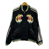 ジャケット 1950s Style Acetate Souvenir Jacket ブラック