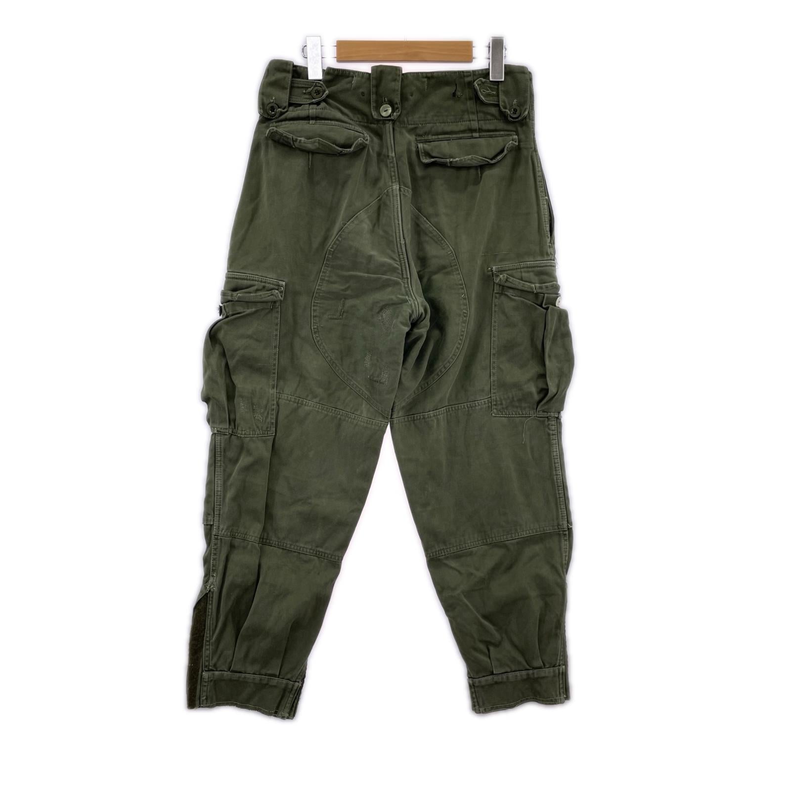 パンツ 60s ﾍﾞﾙｷﾞｰ軍 M-64 ﾌｨｰﾙﾄﾞﾊﾟﾝﾂ 3 カーキ