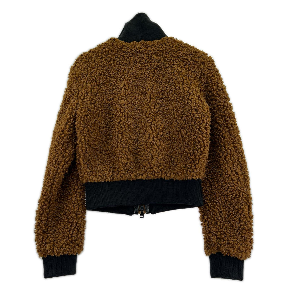 ジャケット DIESEL ｶｰﾘｰﾌｪｲｸﾌｧｰ ﾎﾞﾝﾊﾞｰｼﾞｬｹｯﾄ S ﾌﾞﾗｳﾝ S ブラウン