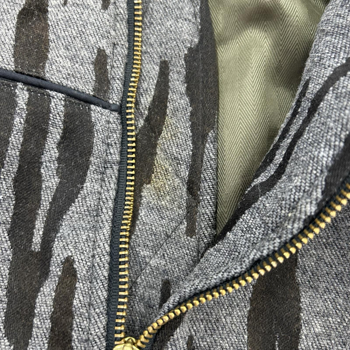 ジャケット monitaly × BEAMS ジップブルゾン SS グレー