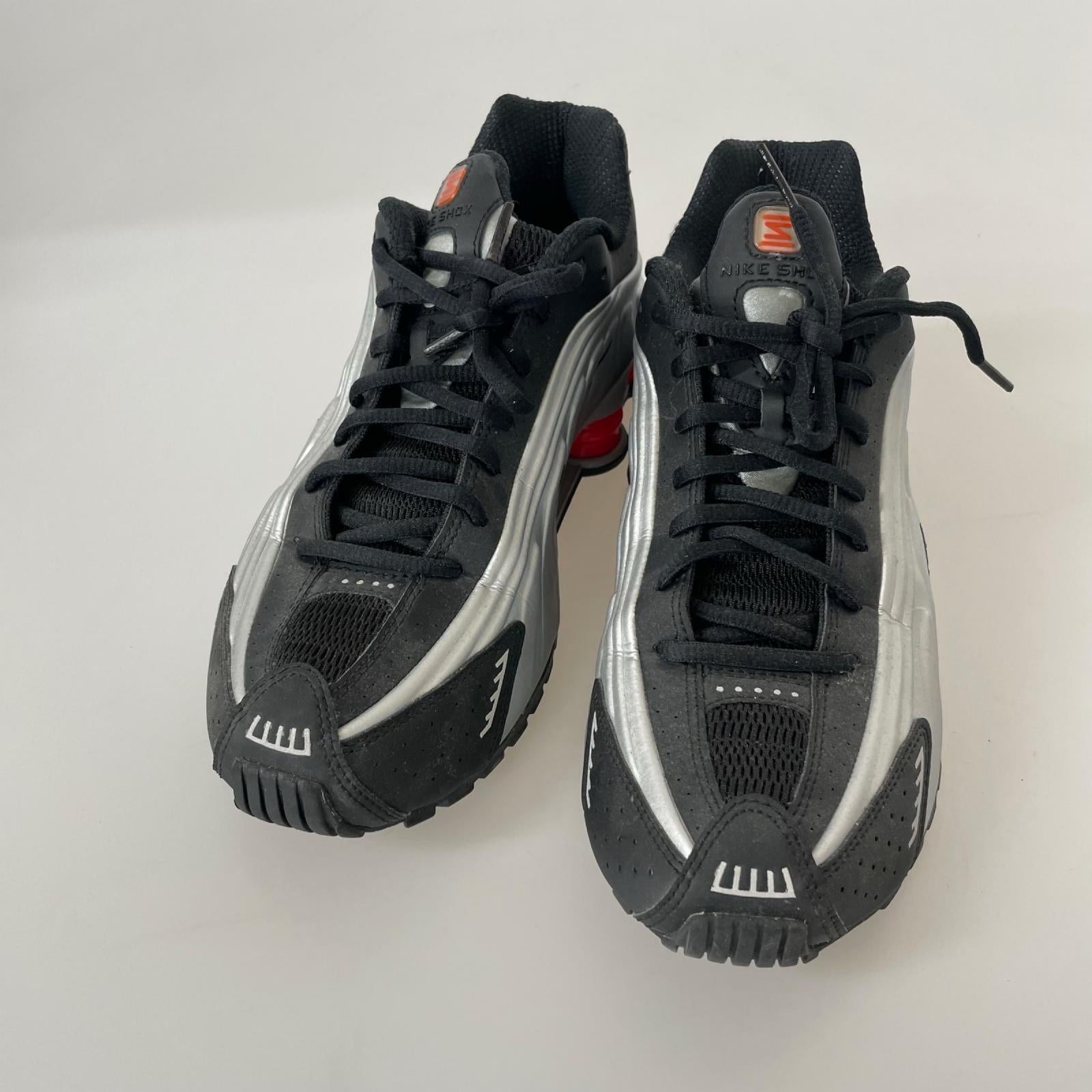 スニーカー Shox R4 OG Black Metallic Silver 26cm (US8 UK7 1/2 EU42)
