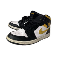 スニーカー AIR JORDAN 1 White/Pollen-Black 26.5cm 26.5cm (US8 1/2 UK8 EU43)
