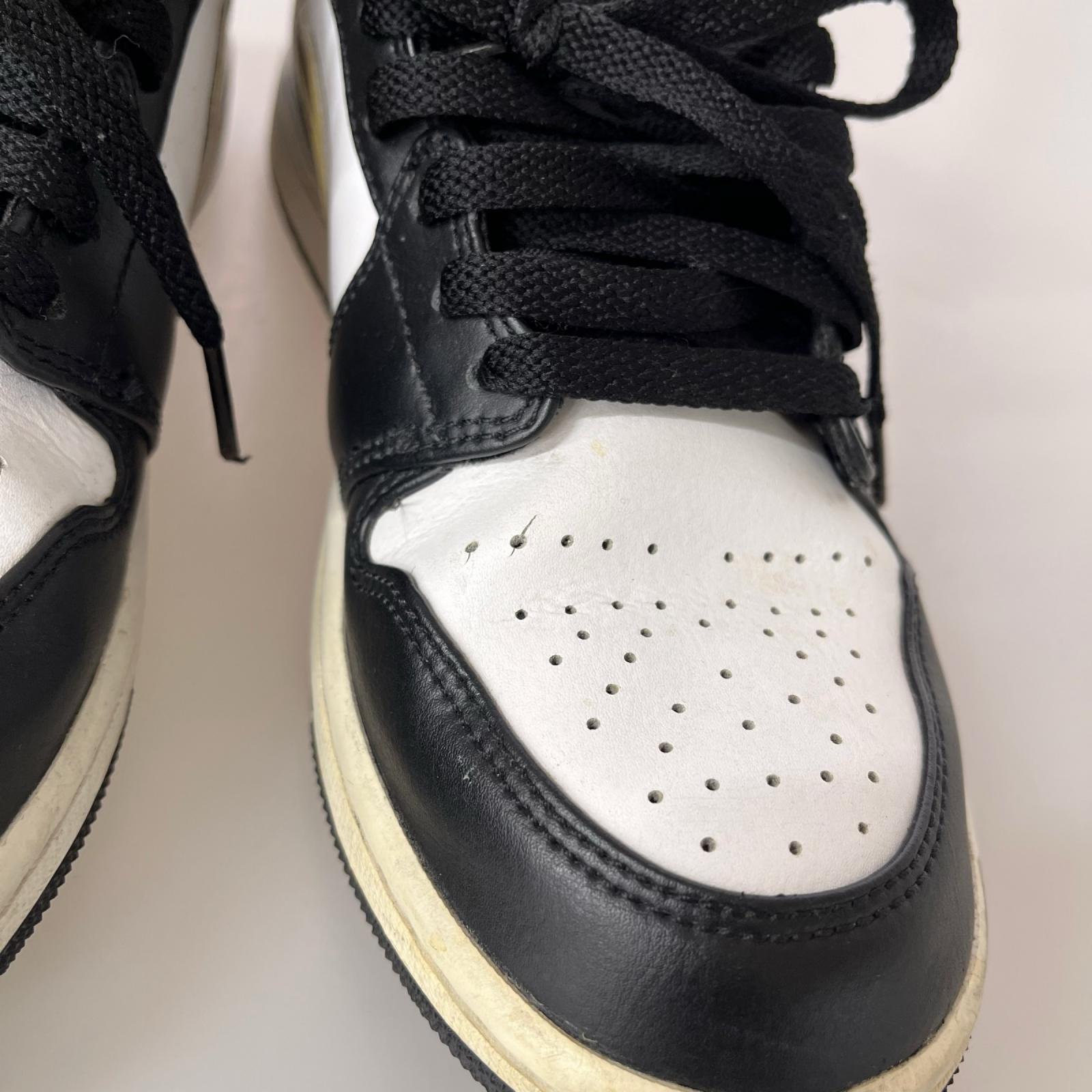 スニーカー AIR JORDAN 1 White/Pollen-Black 26.5cm 26.5cm (US8 1/2 UK8 EU43)