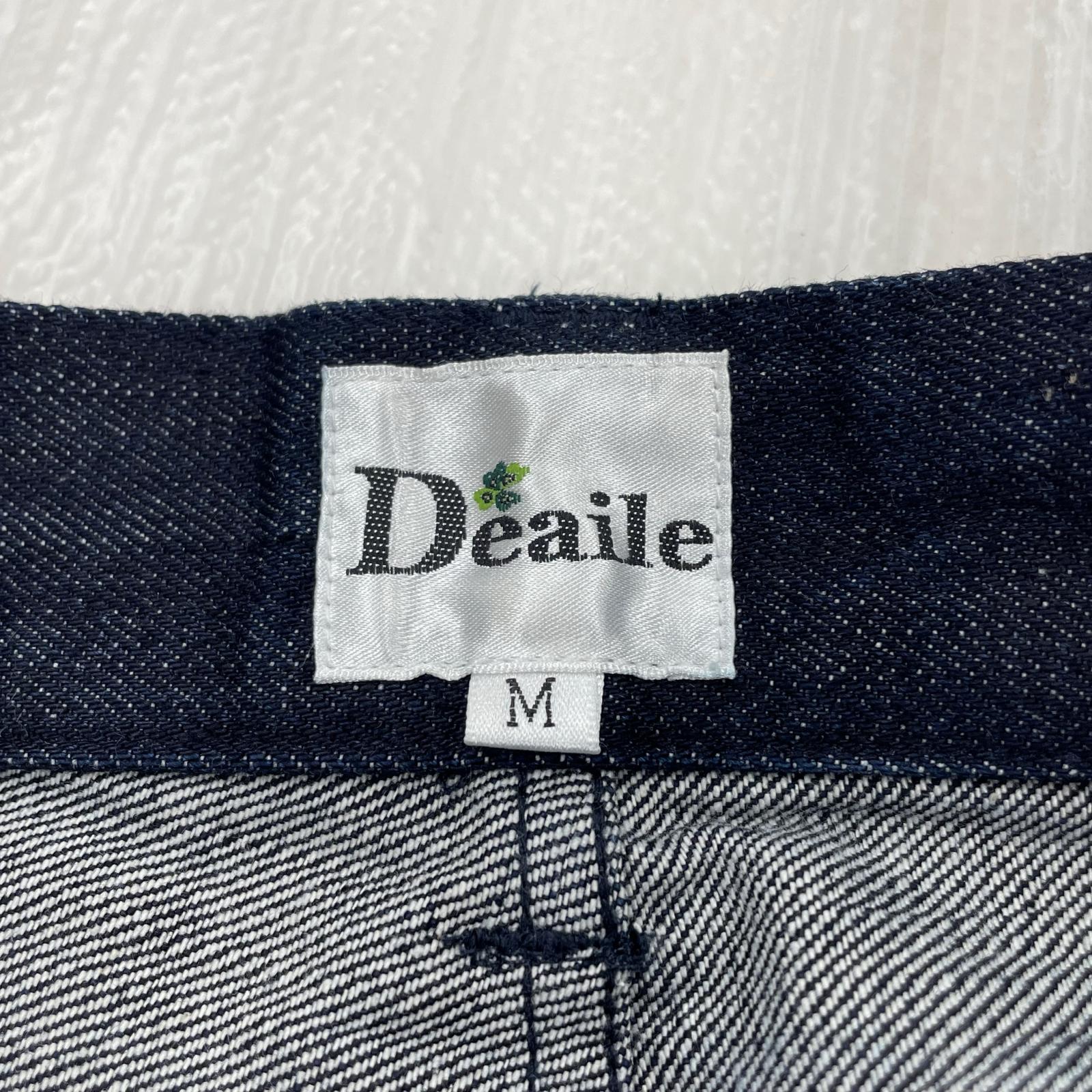 デニムパンツ DEAILE バギー M ネイビー