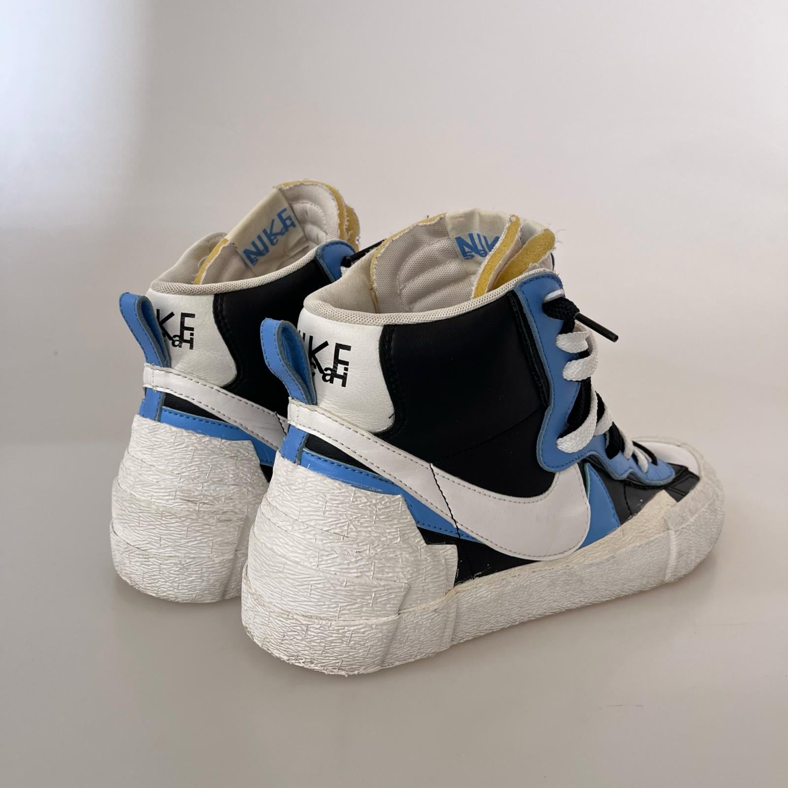 スニーカー ×sacai BLAZER MID BLACK / BLUE 29cm (US11 UK10 1/2 EU48)
