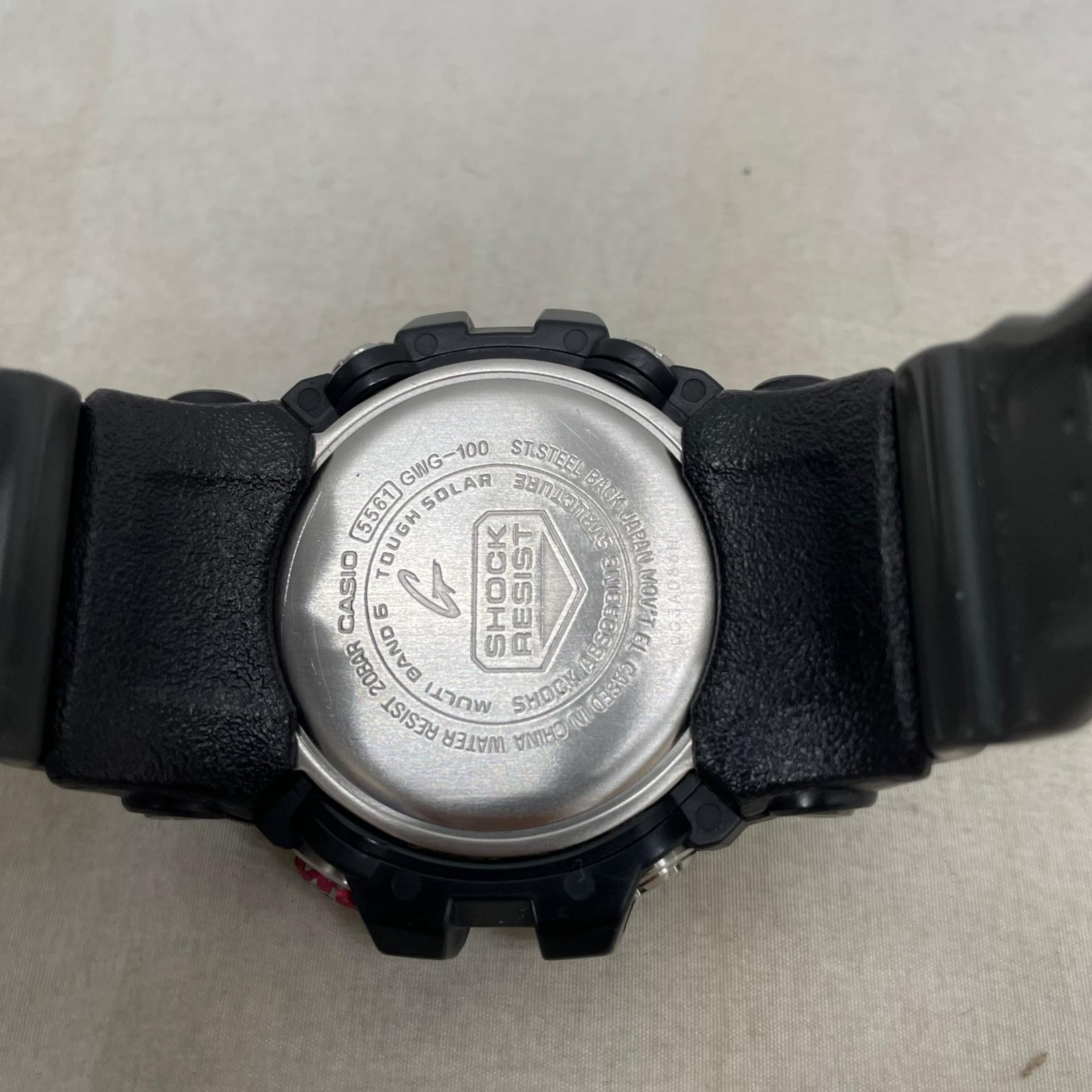 腕時計 マッドマン GWG-100-1A8JF ブラック