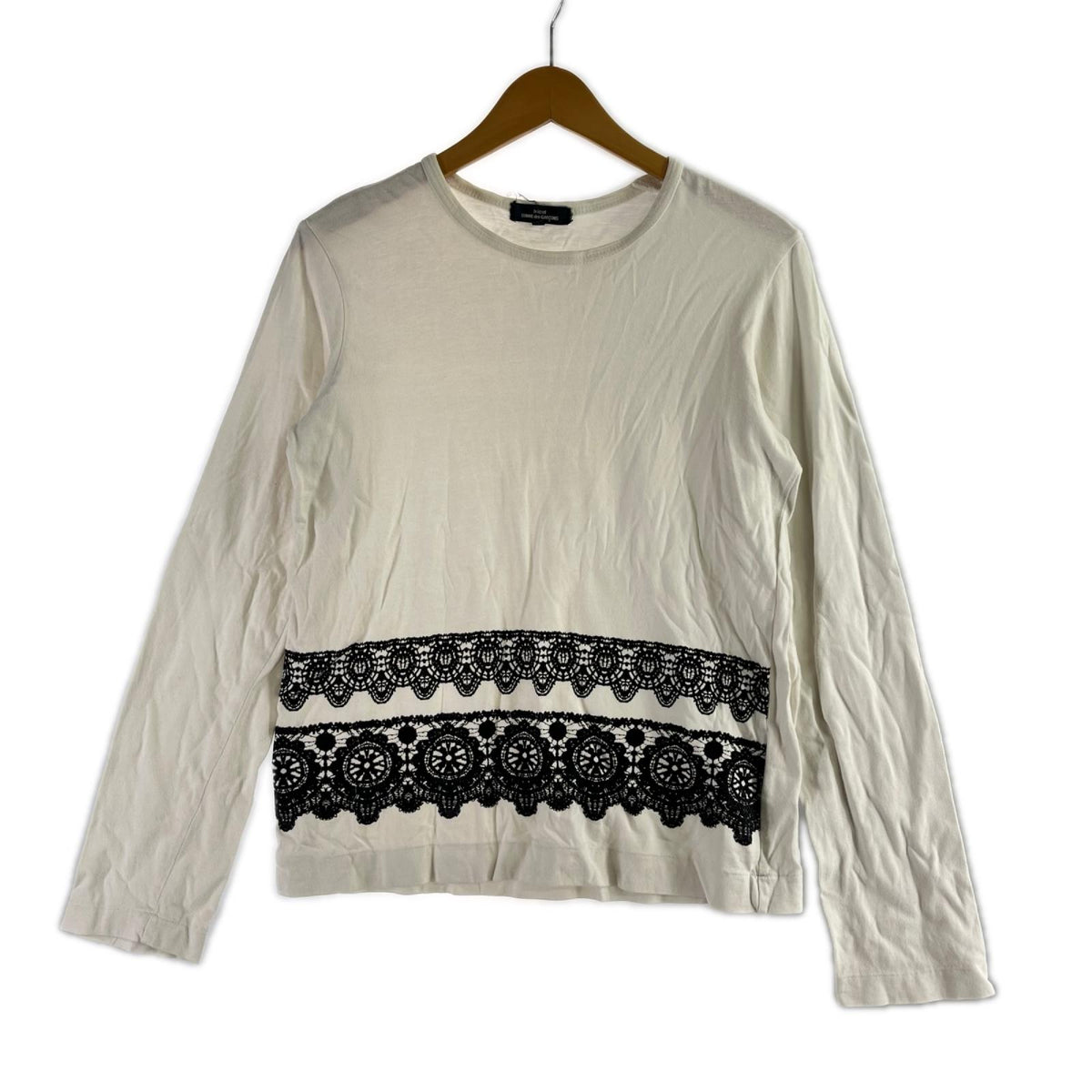 長袖Ｔシャツ tricot COMME des GARCONS 長袖Tシャツ・カットソー S ホワイト
