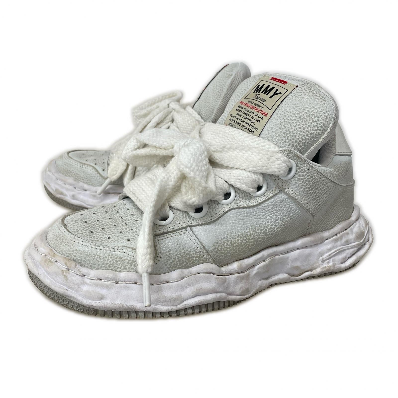 スニーカー WAYNE PUFFER OG Sole 白 24.5cm 24.5cm (US6 1/2 UK6 EU39) グレー
