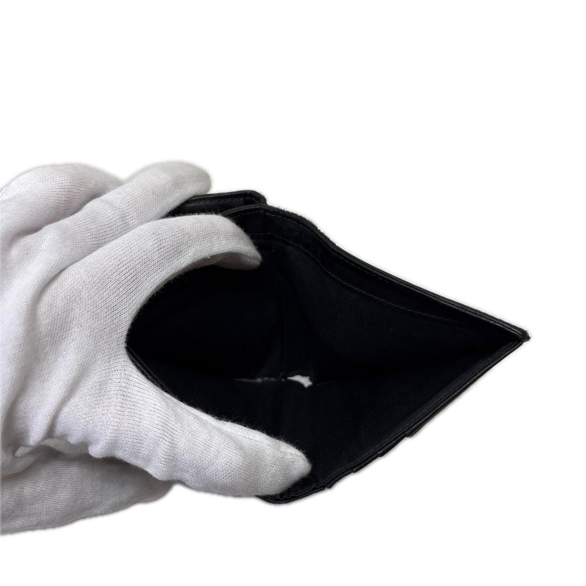 二つ折り財布 MAISON MARGIELA コンパクトウォレット ブラック