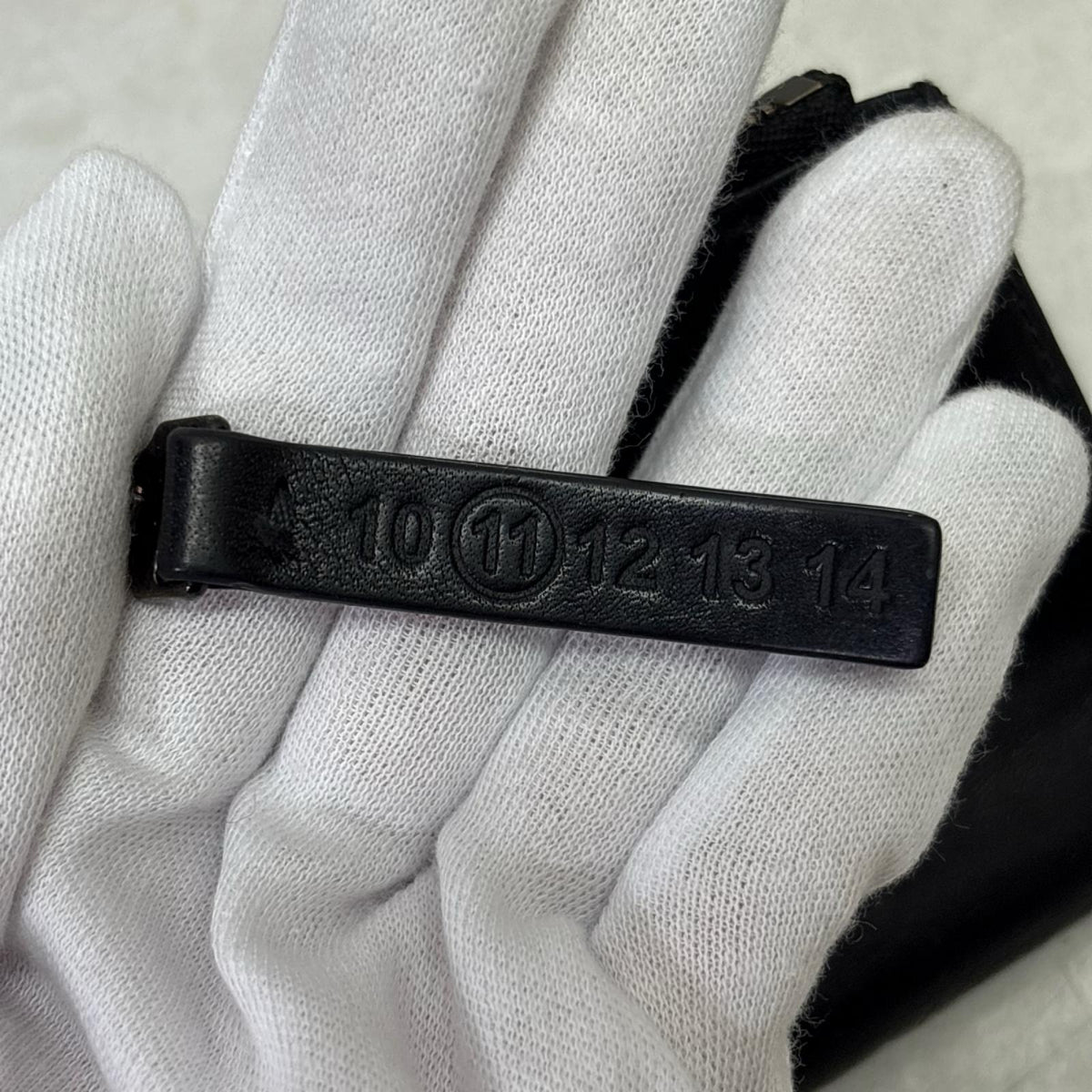 二つ折り財布 MAISON MARGIELA コンパクトウォレット ブラック
