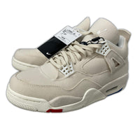スニーカー NIKE JORDAN 4 Retro Blank Canvas DQ4909-100 (27) 27cm (US9 UK8 1/2 EU44)