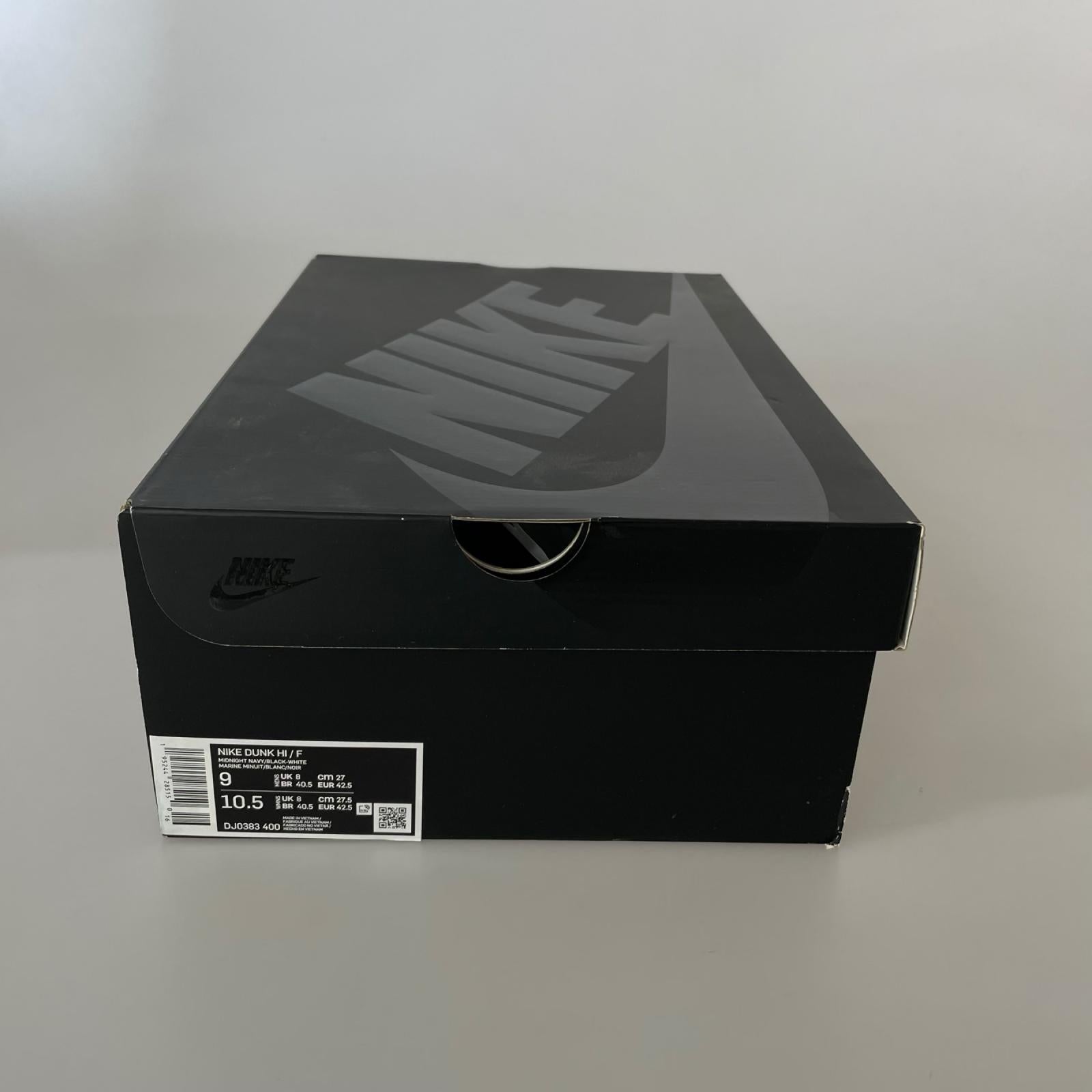 スニーカー NIKE ×FRAGMENT DESIGN HI DJ0383-400 (27.5) 27cm (US9 UK8 1/2 EU44) ネイビー