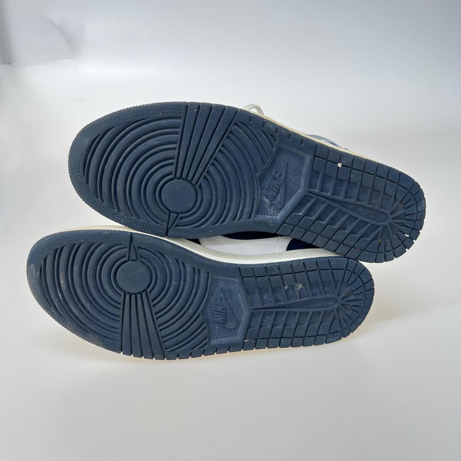スニーカー Air Jordan 1 Mid white/metallic gold-obsidian 554724-174 28cm (US10 UK9 1/2 EU46)