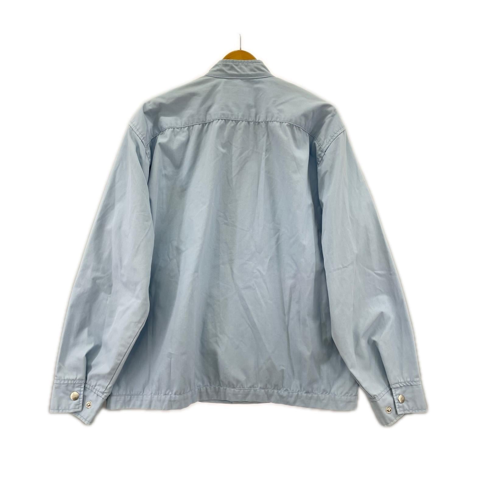 ジャケット OLD STUSSY INTERNATIONAL ジップブルゾン ライトブルー M ブルー